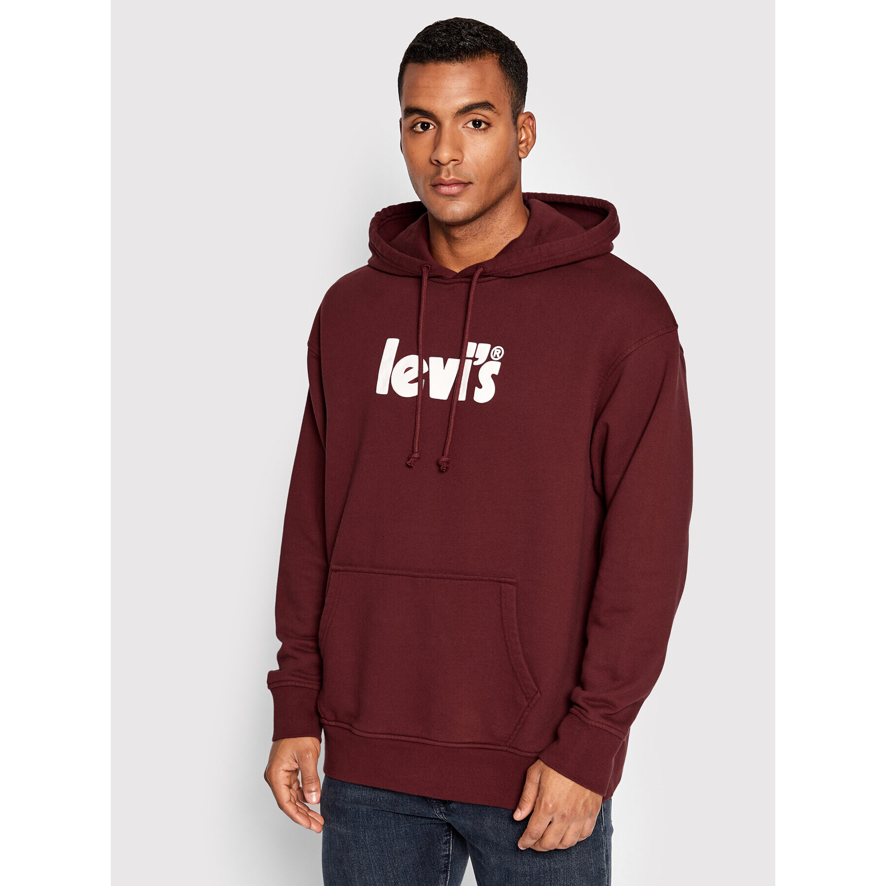 Levi's® Суитшърт Graphic 38479-0110 Бордо Relaxed Fit - Pepit.bg