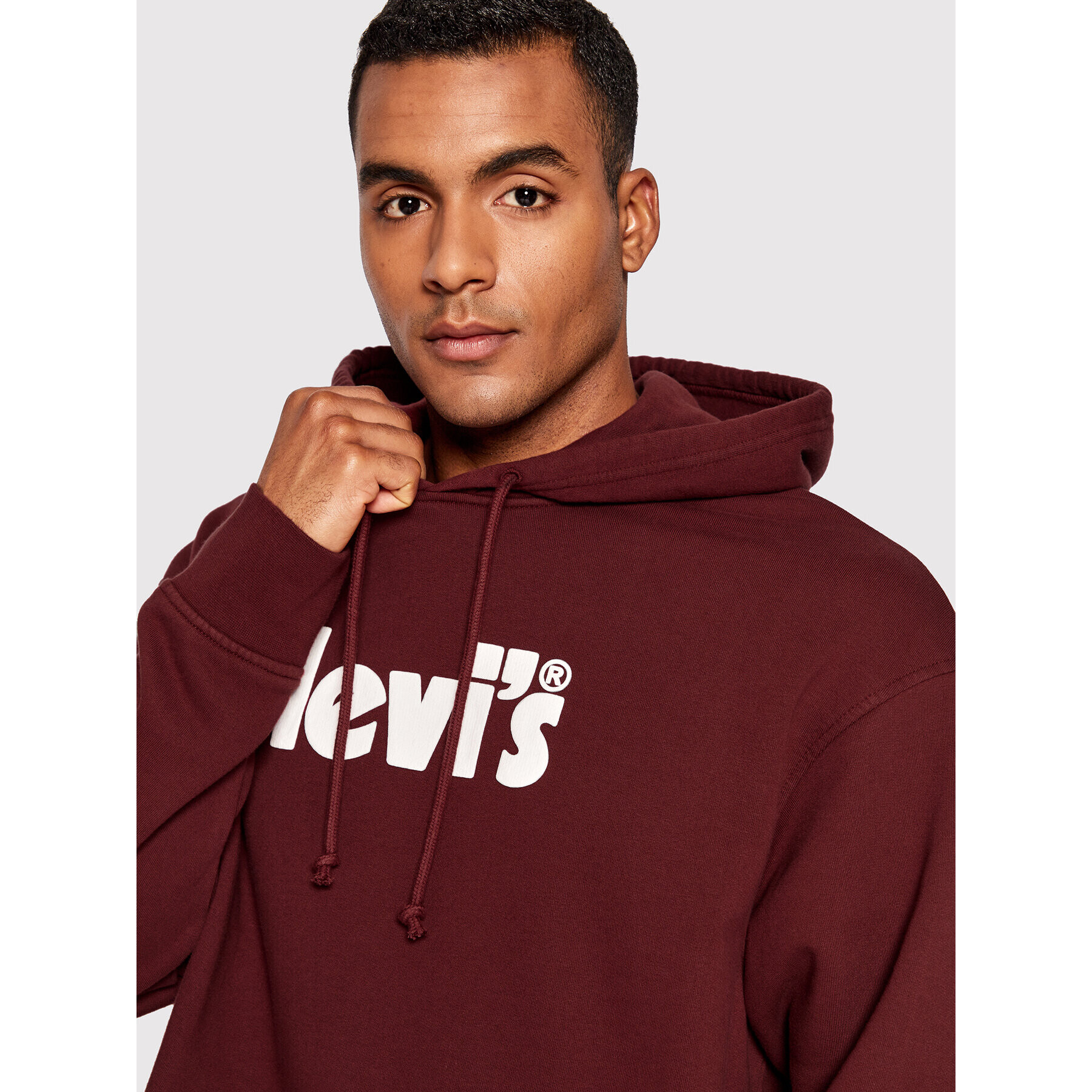 Levi's® Суитшърт Graphic 38479-0110 Бордо Relaxed Fit - Pepit.bg