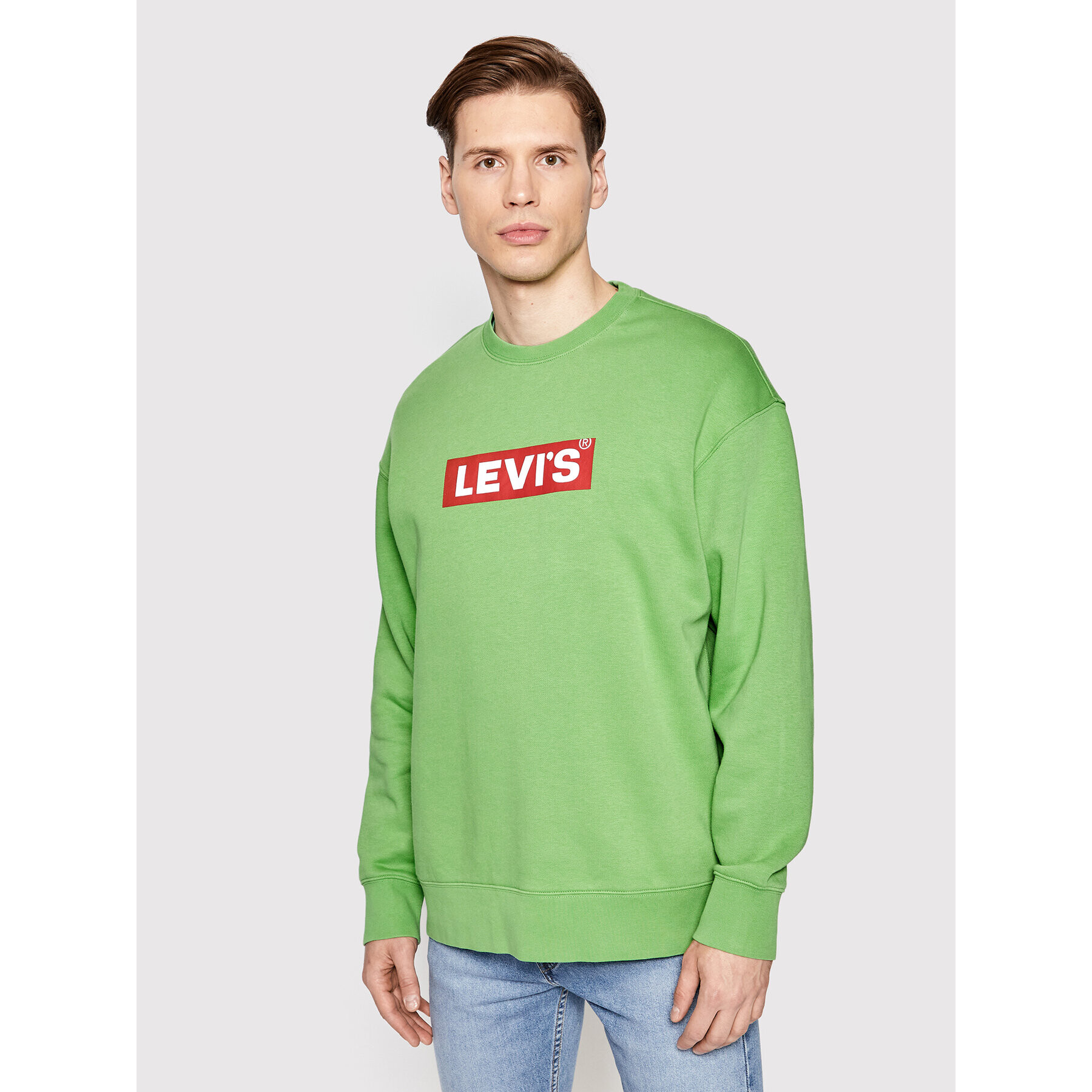 Levi's® Суитшърт Graphic 38712-0067 Зелен Relaxed Fit - Pepit.bg