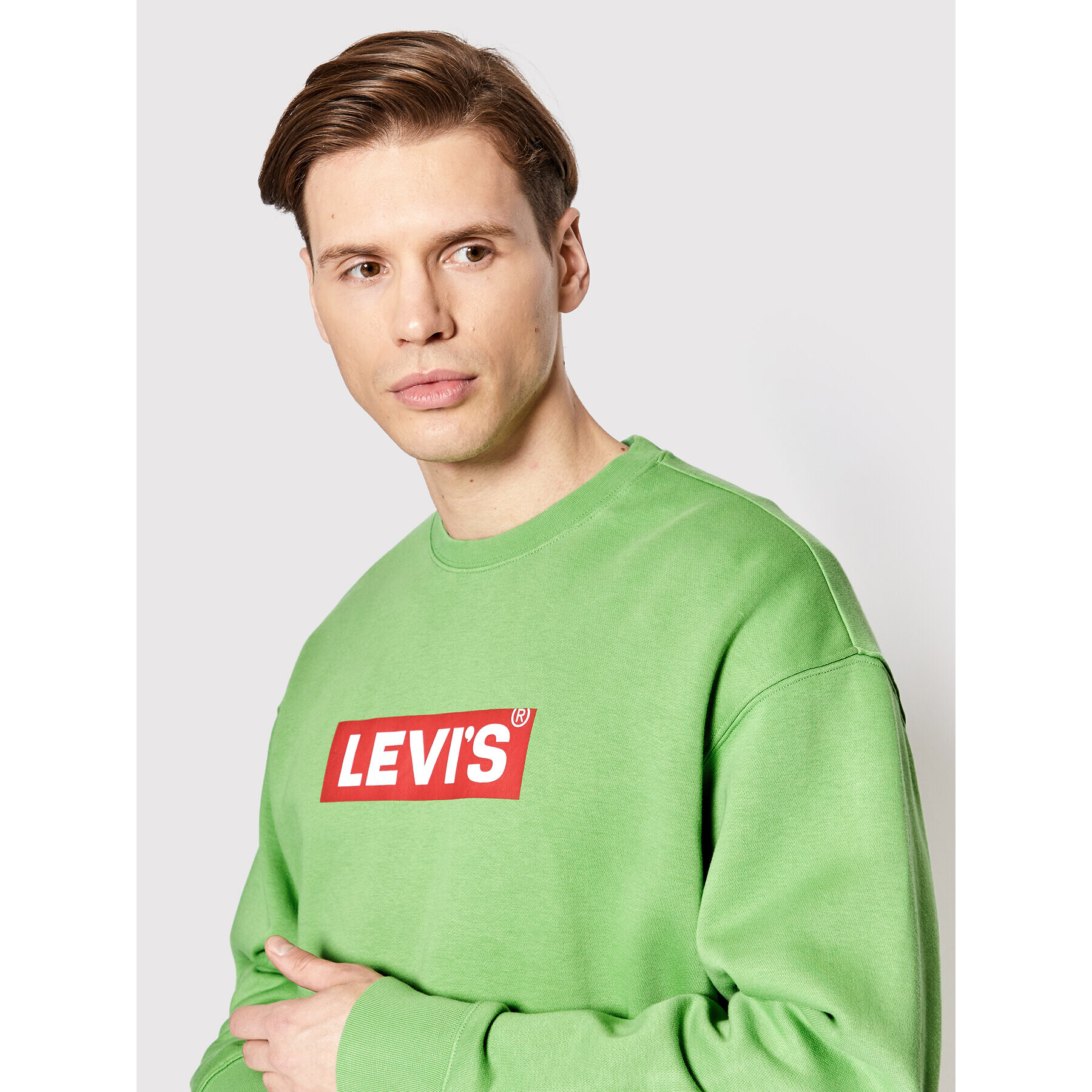 Levi's® Суитшърт Graphic 38712-0067 Зелен Relaxed Fit - Pepit.bg