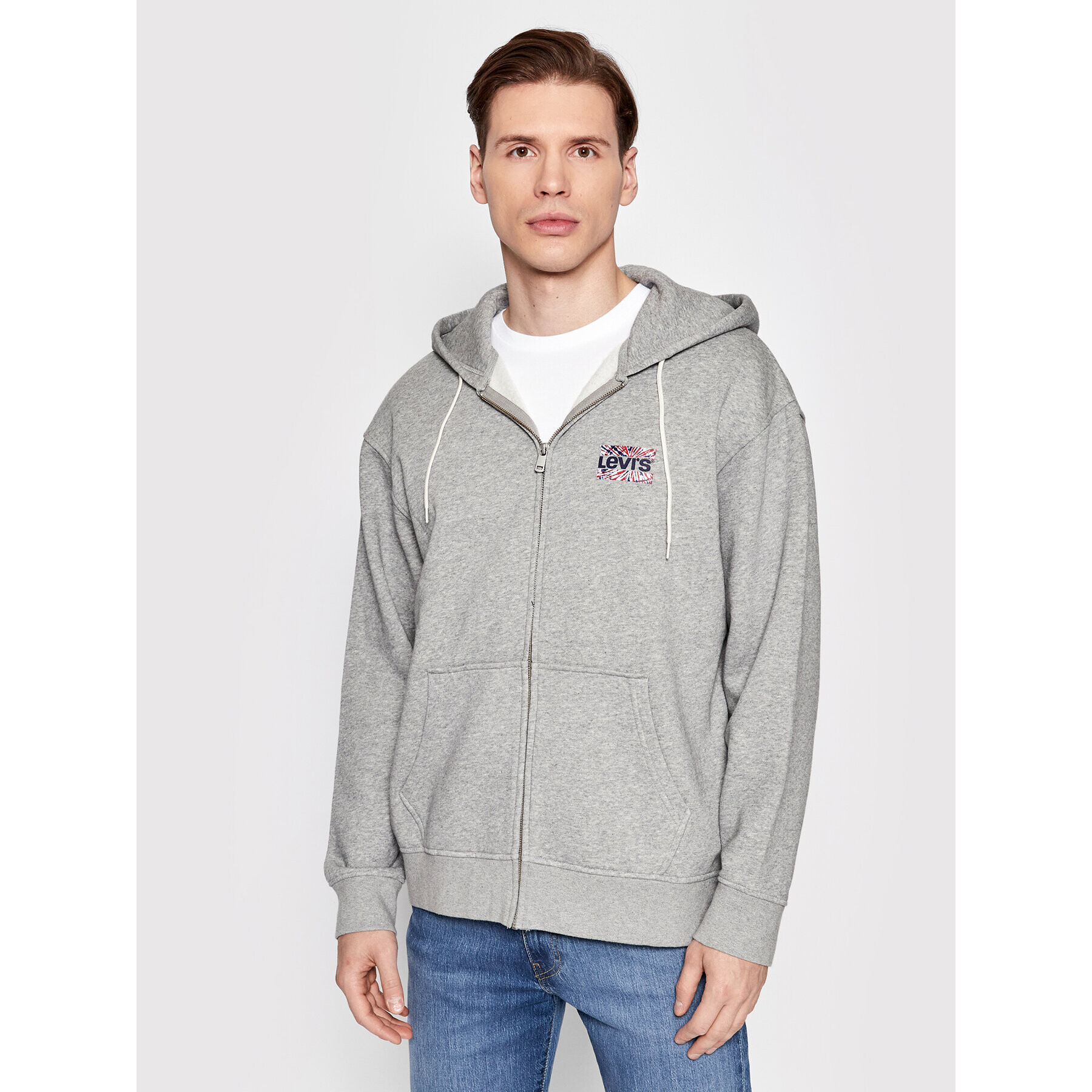 Levi's® Суитшърт Graphic 38717-0006 Сив Relaxed Fit - Pepit.bg