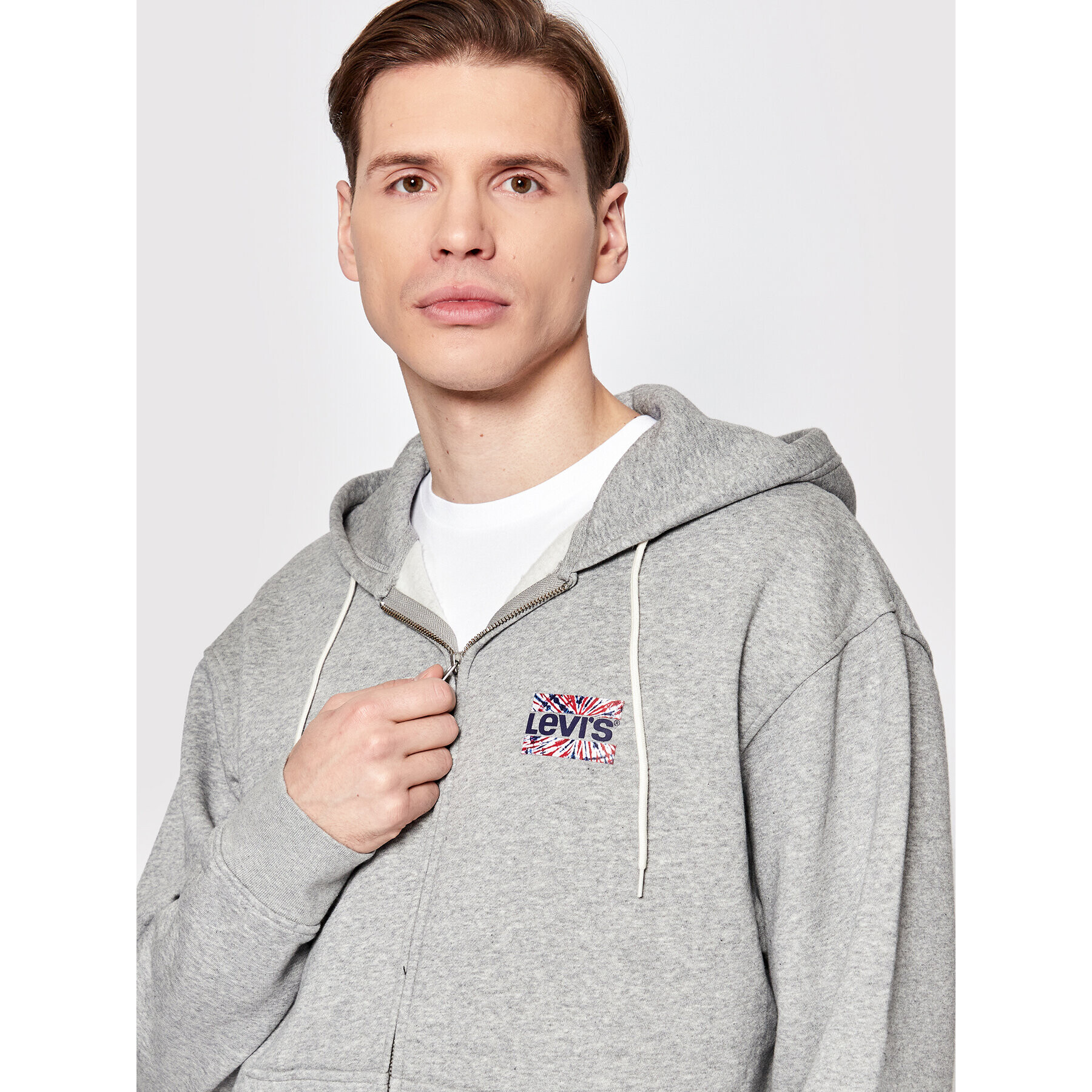 Levi's® Суитшърт Graphic 38717-0006 Сив Relaxed Fit - Pepit.bg