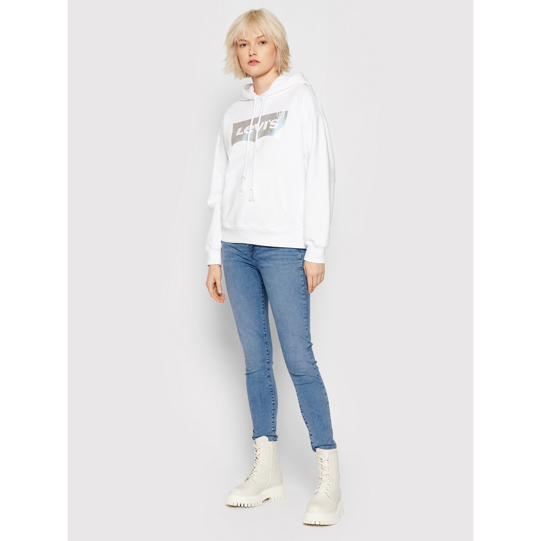 Levi's® Суитшърт Graphic Standard 18487-0106 Бял Regular Fit - Pepit.bg