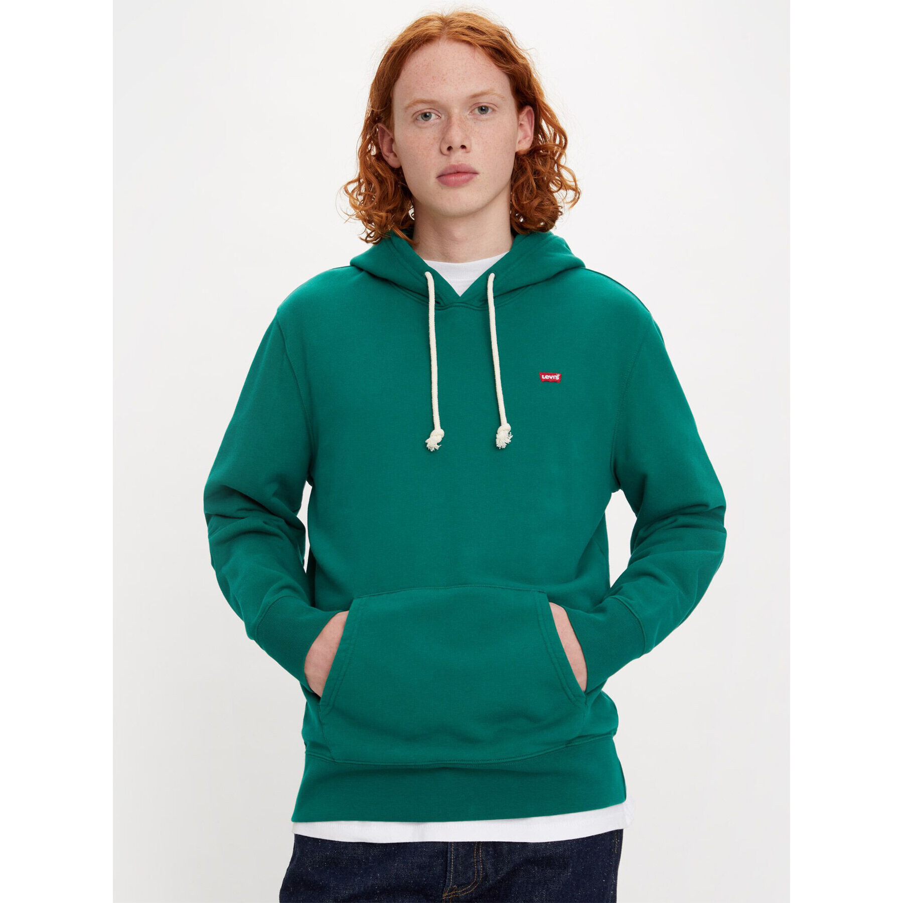 Levi's® Суитшърт New Original Hoodie 345810023 Зелен Regular Fit - Pepit.bg