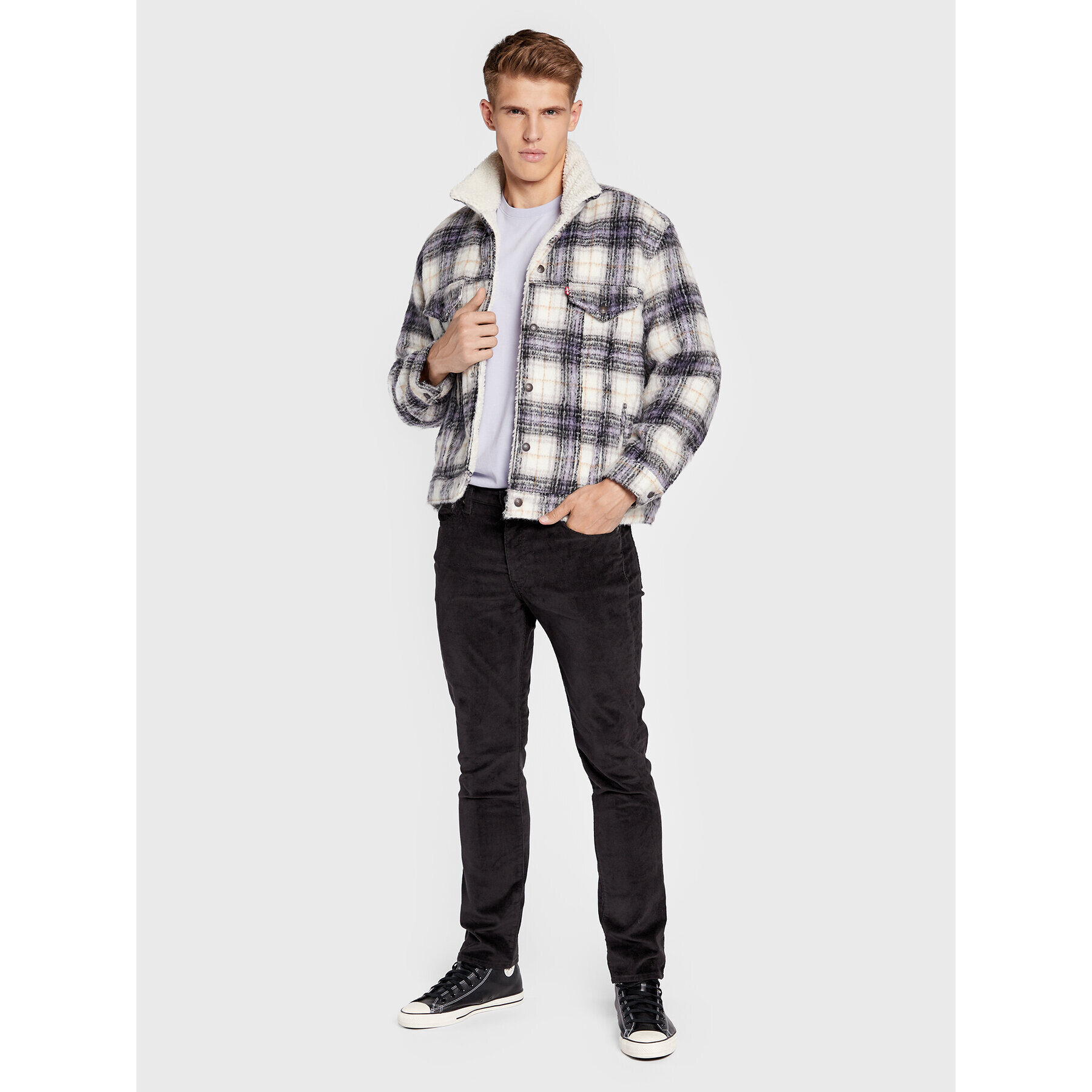 Levi's® Текстилни панталони 511™ 04511-5457 Черен Slim Fit - Pepit.bg
