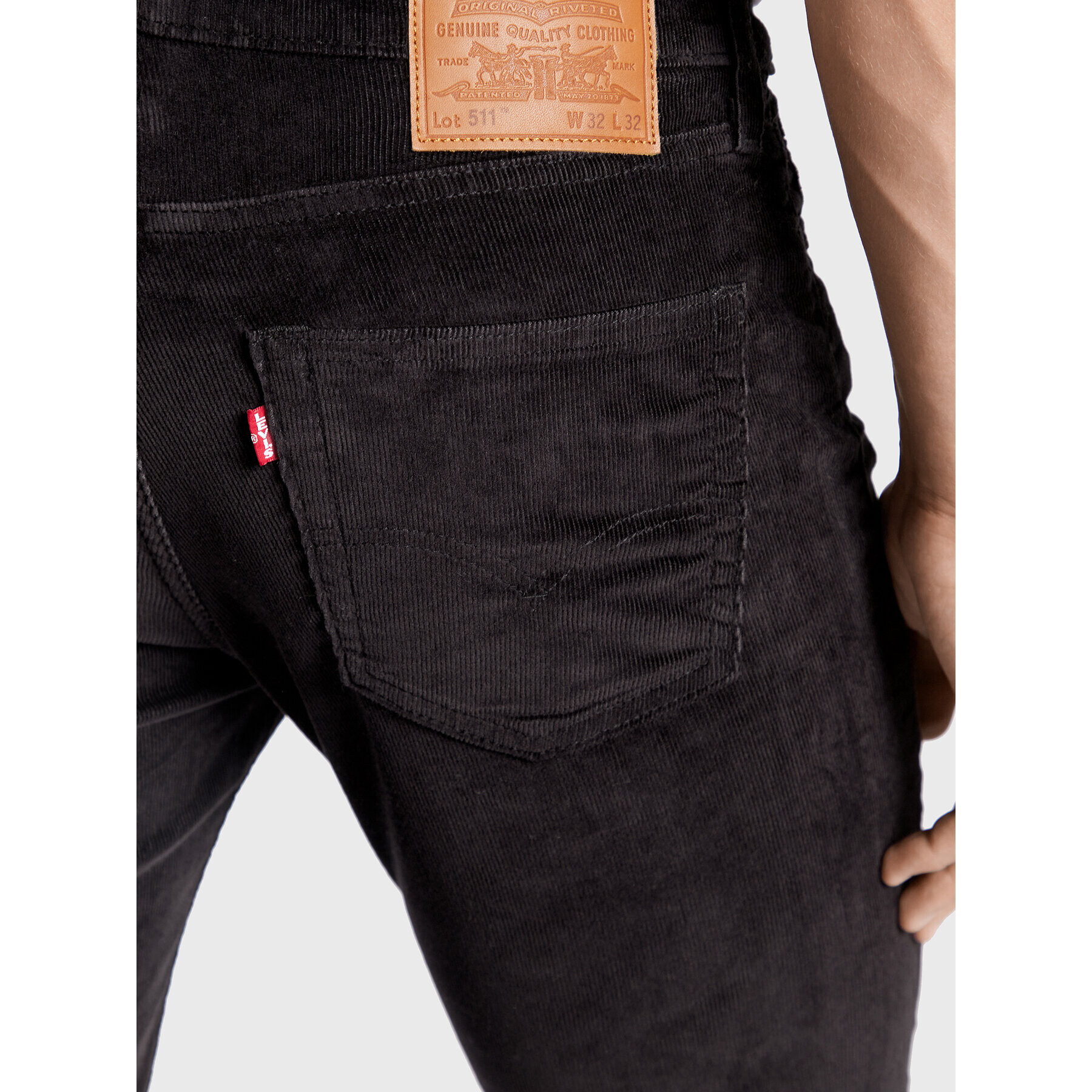 Levi's® Текстилни панталони 511™ 04511-5457 Черен Slim Fit - Pepit.bg