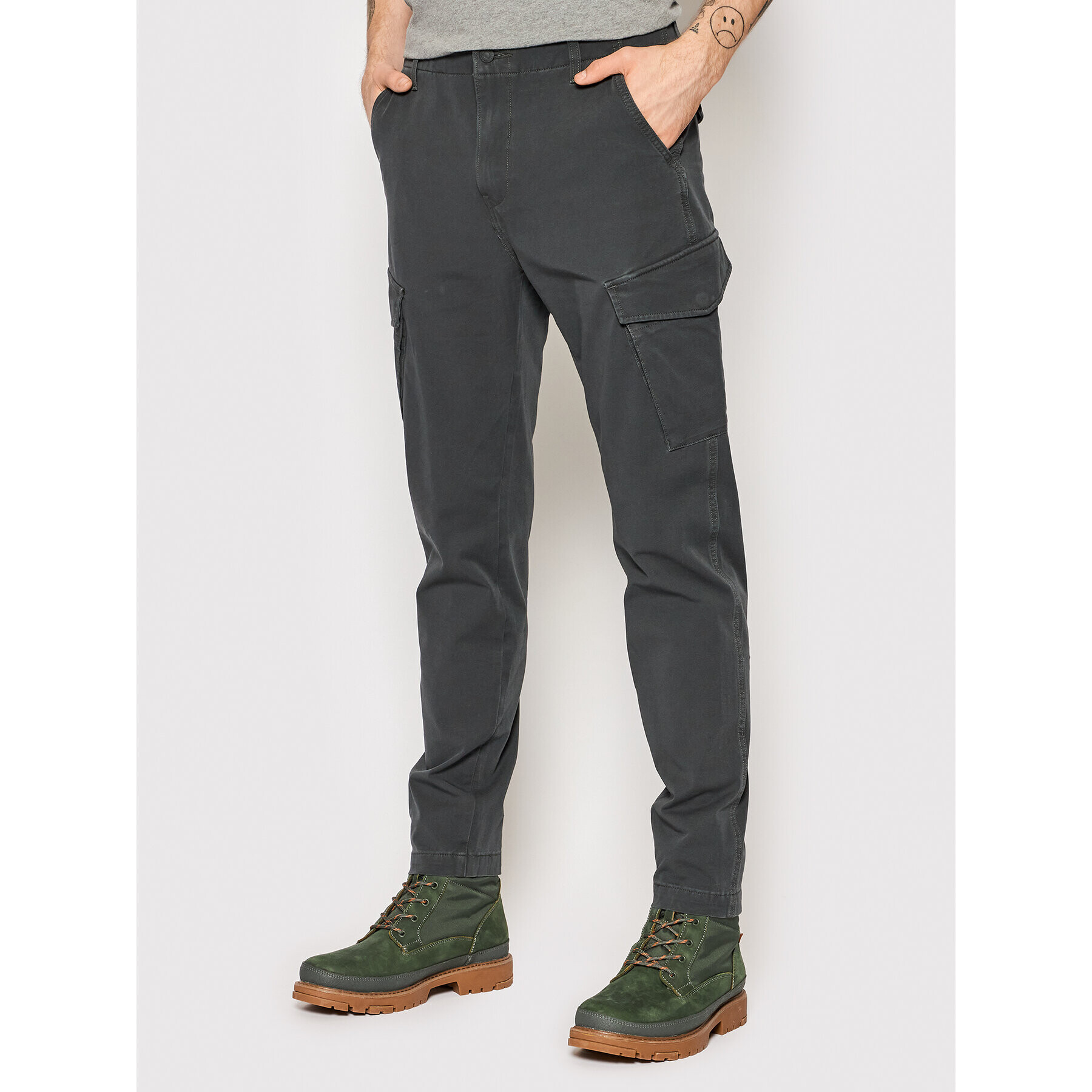 Levi's® Текстилни панталони Cargos A2192-0000 Сив Slim Fit - Pepit.bg