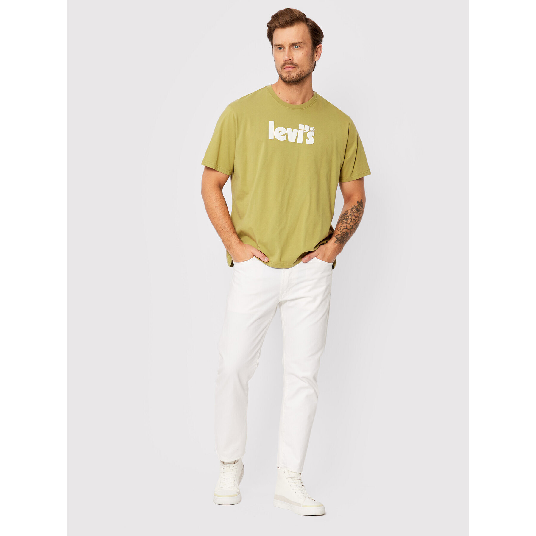 Levi's® Тишърт 16143-0144 Зелен Relaxed Fit - Pepit.bg