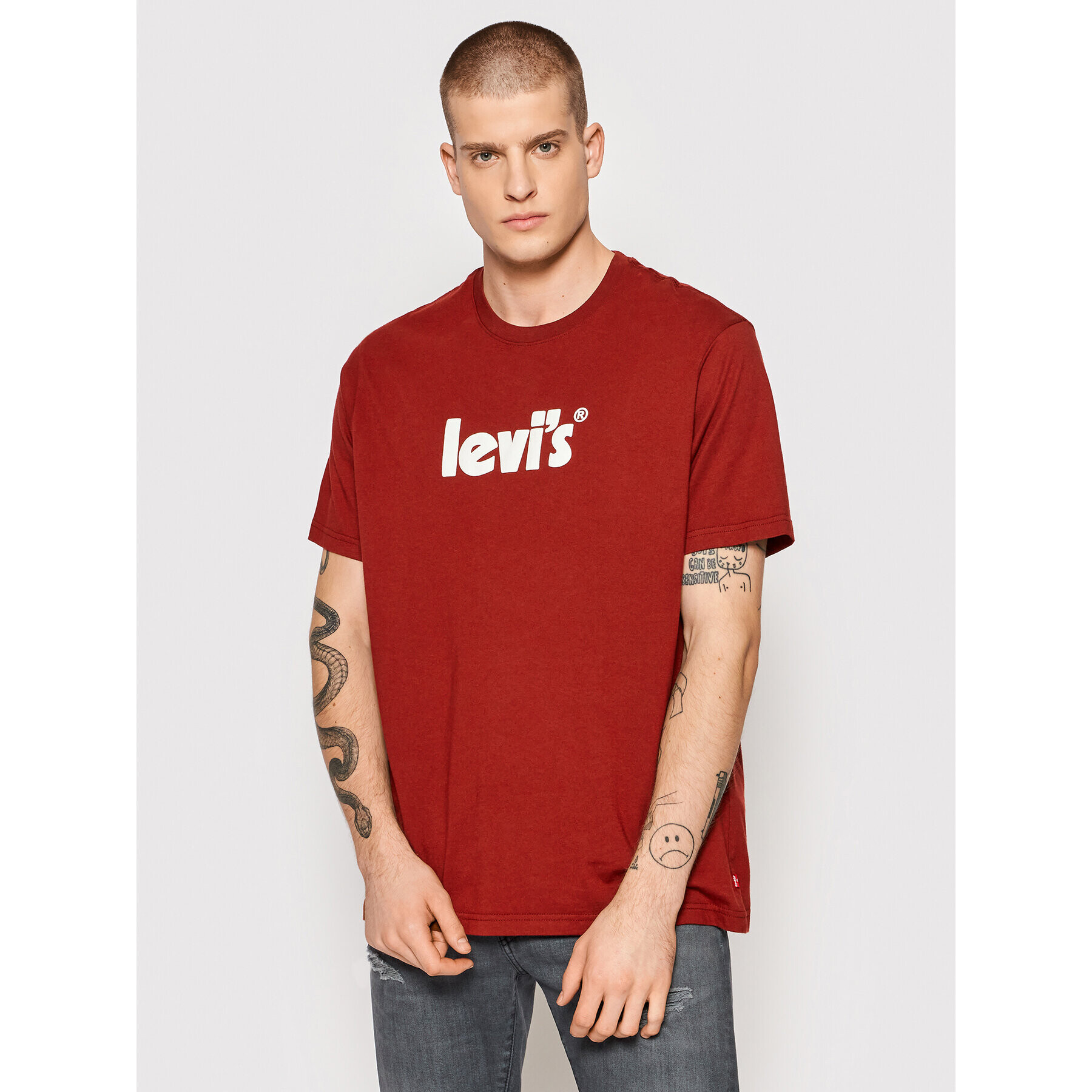 Levi's® Тишърт 16143-0394 Червен Relaxed Fit - Pepit.bg