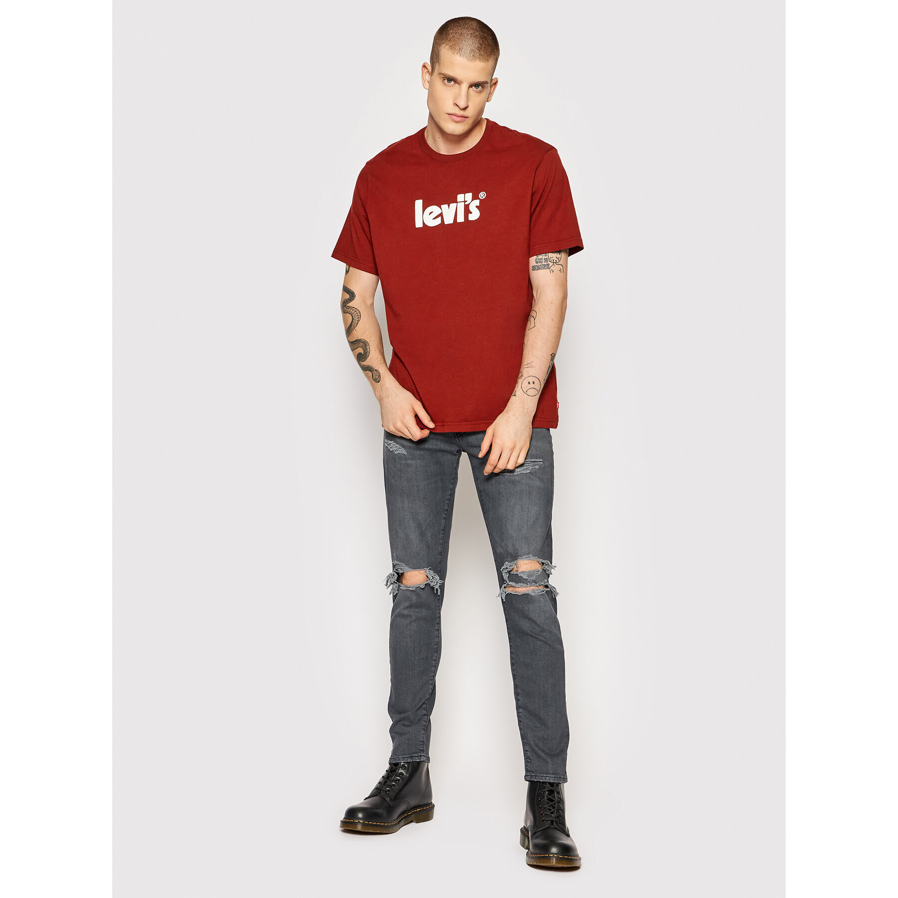 Levi's® Тишърт 16143-0394 Червен Relaxed Fit - Pepit.bg