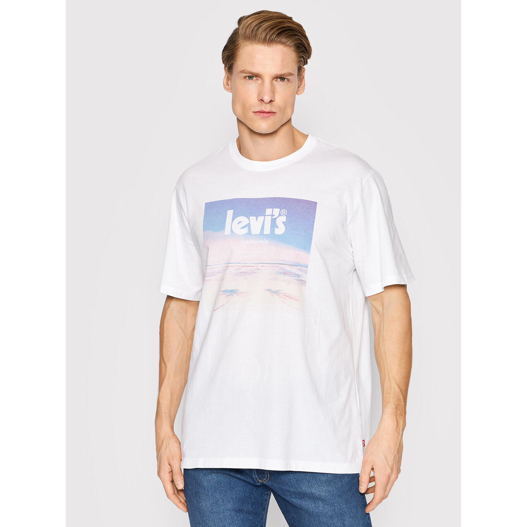 Levi's® Тишърт 16143-0484 Бял Relaxed Fit - Pepit.bg