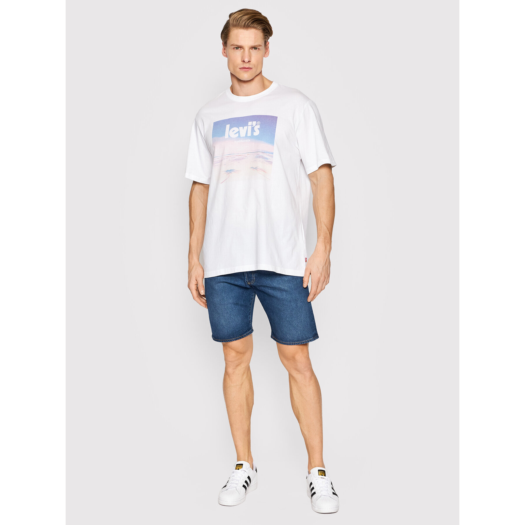 Levi's® Тишърт 16143-0484 Бял Relaxed Fit - Pepit.bg