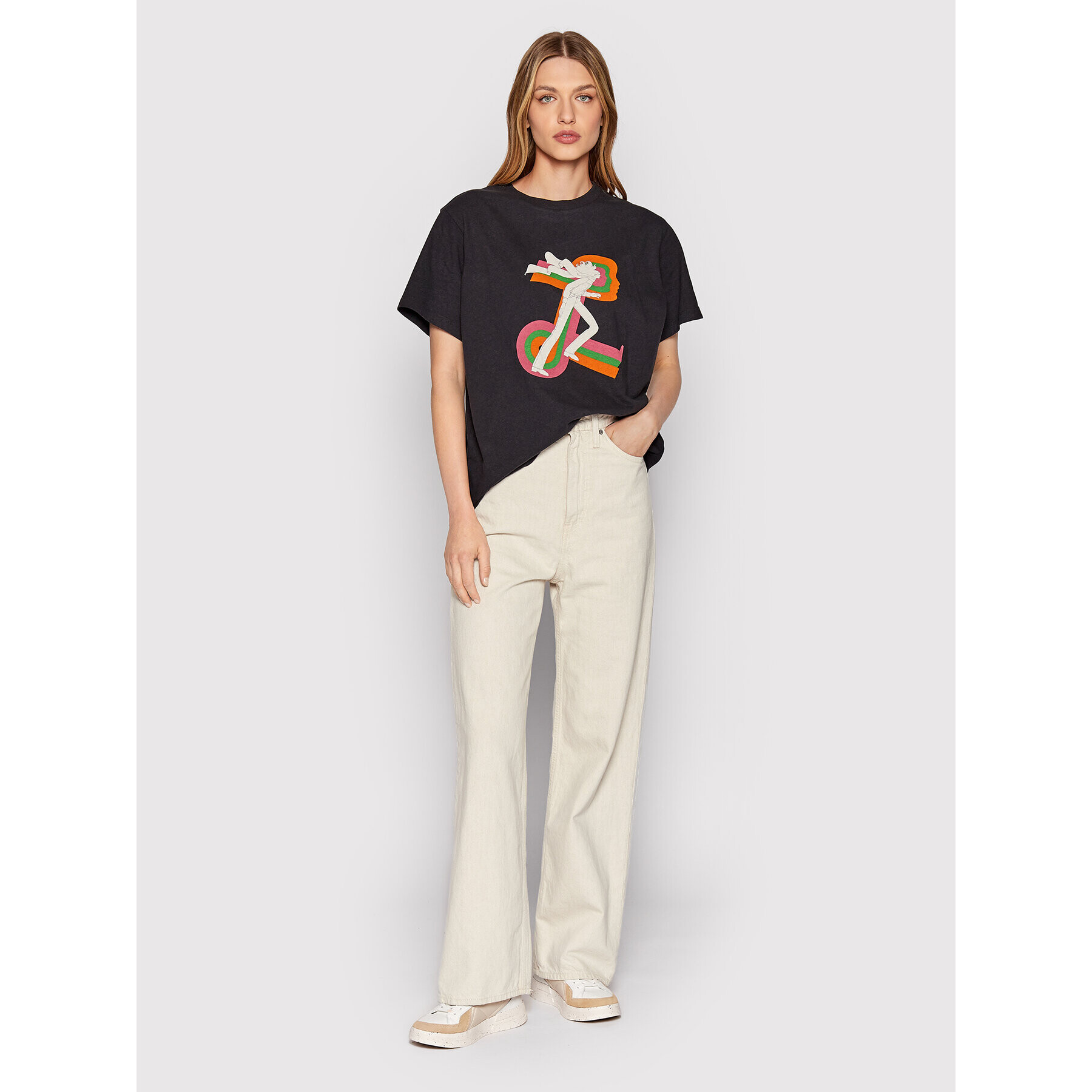 Levi's® Тишърт A0345-0033 Черен Regular Fit - Pepit.bg