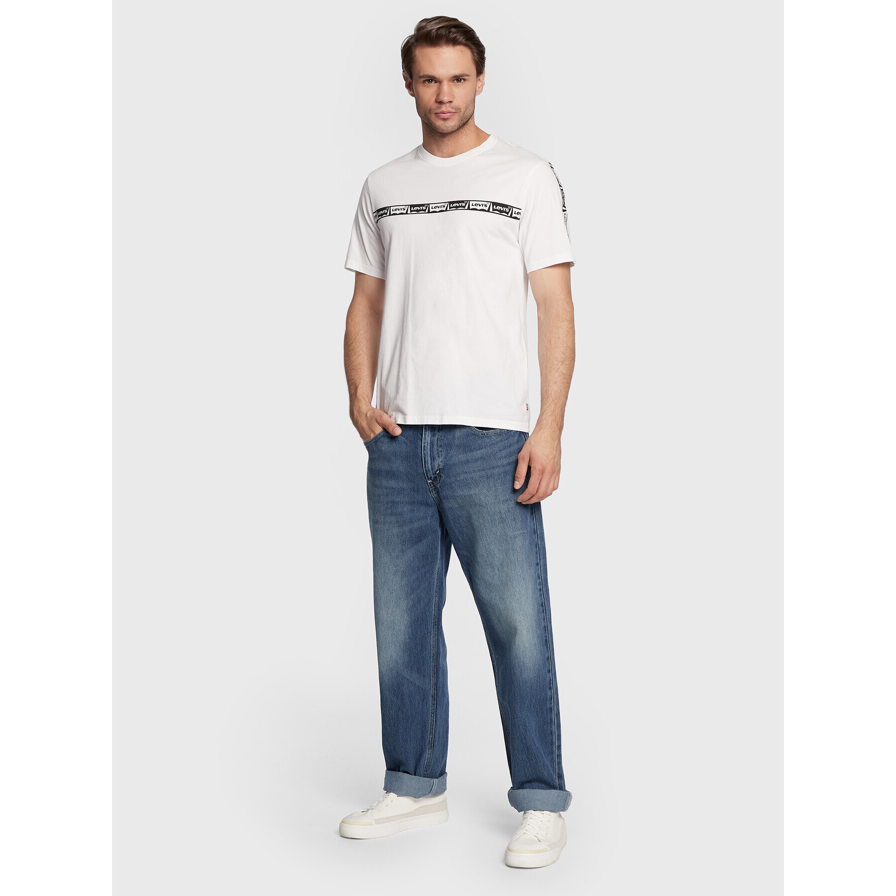 Levi's® Тишърт Core 16143-0612 Бял Relaxed Fit - Pepit.bg