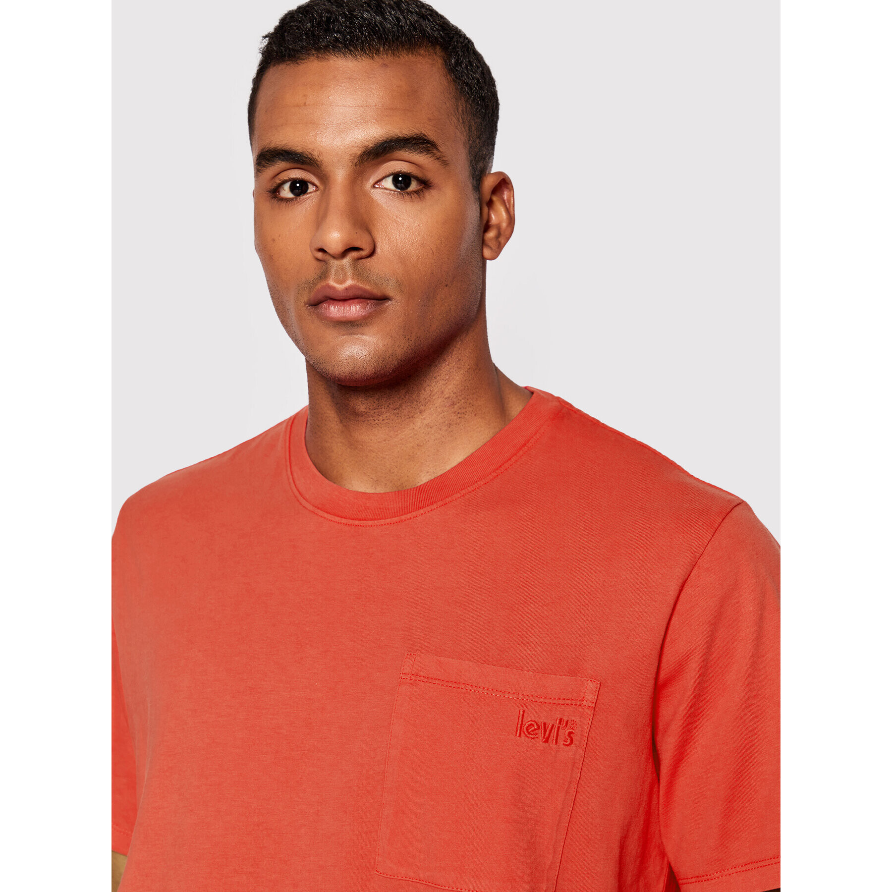 Levi's® Тишърт Easy Pocket A3697-0000 Червен Relaxed Fit - Pepit.bg