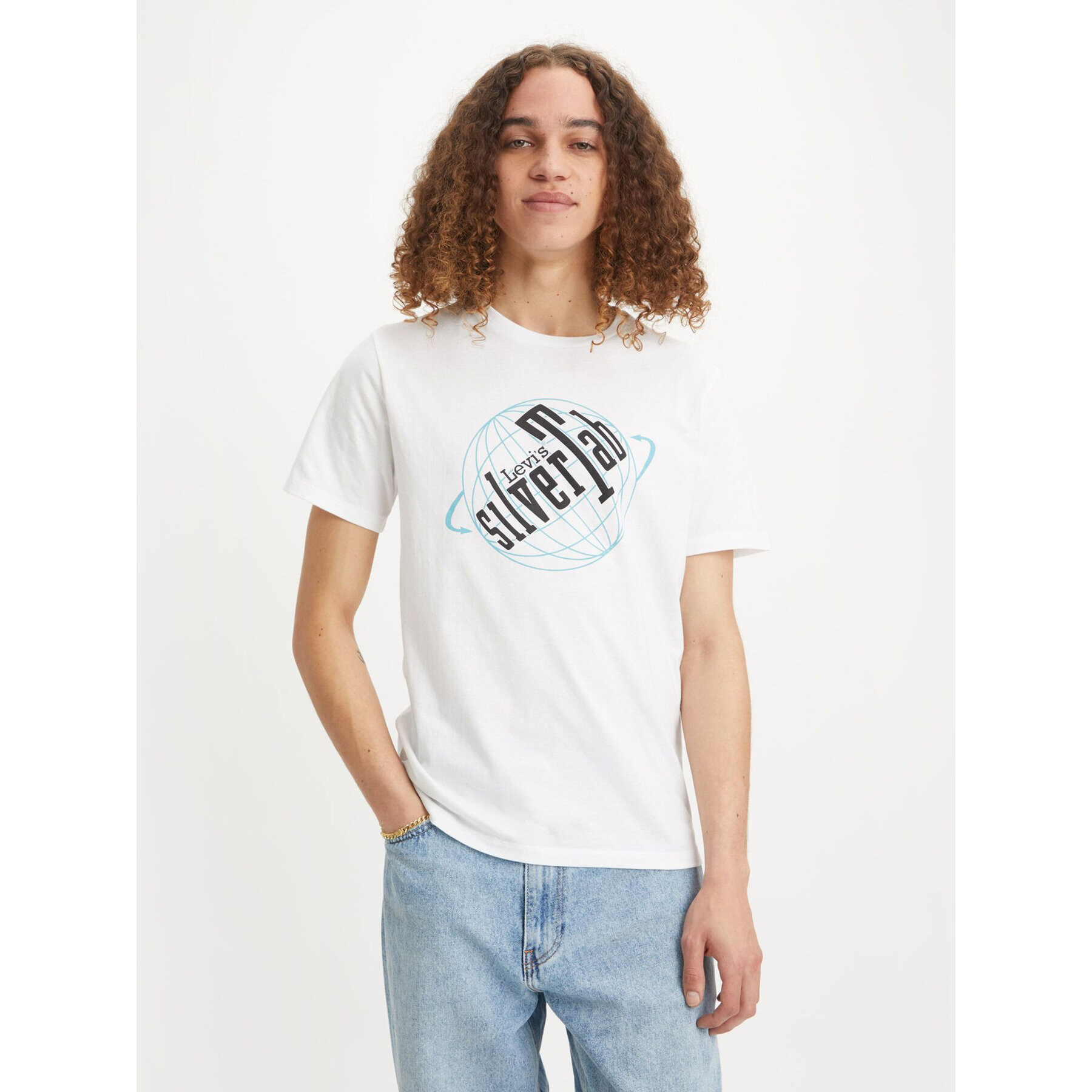 Levi's® Тишърт Graphic 224911168 Бял Standard Fit - Pepit.bg