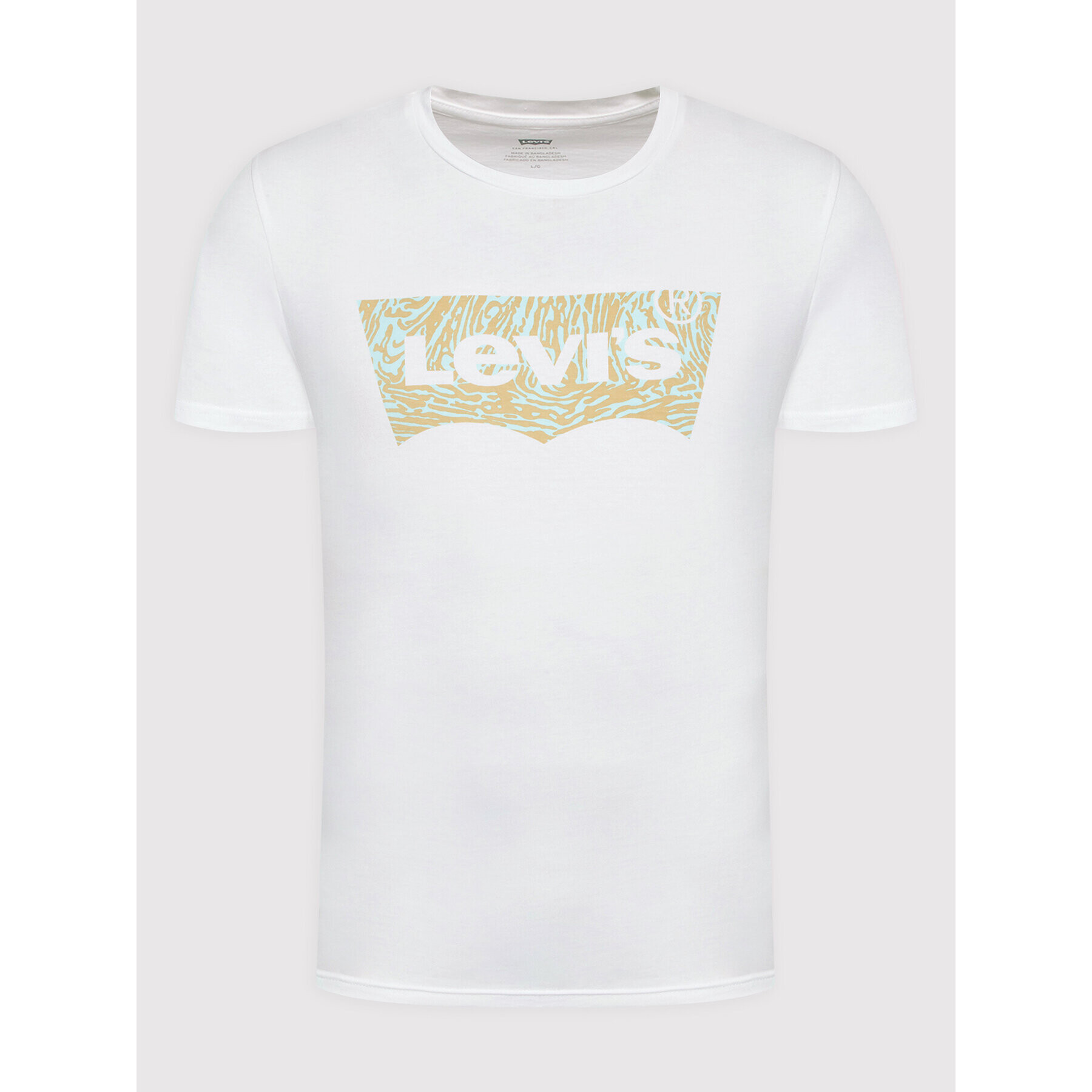 Levi's® Тишърт Graphic Crewneck 22491-0511 Бял Regular Fit - Pepit.bg