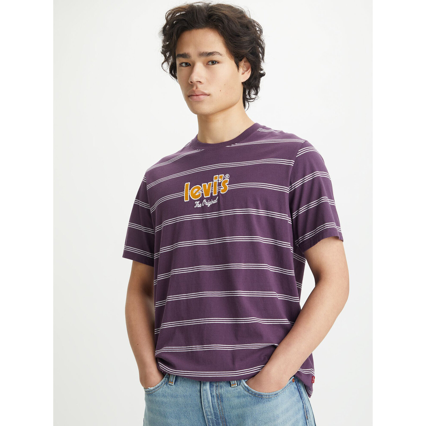 Levi's® Тишърт Graphic Tee 161430731 Виолетов Loose Fit - Pepit.bg