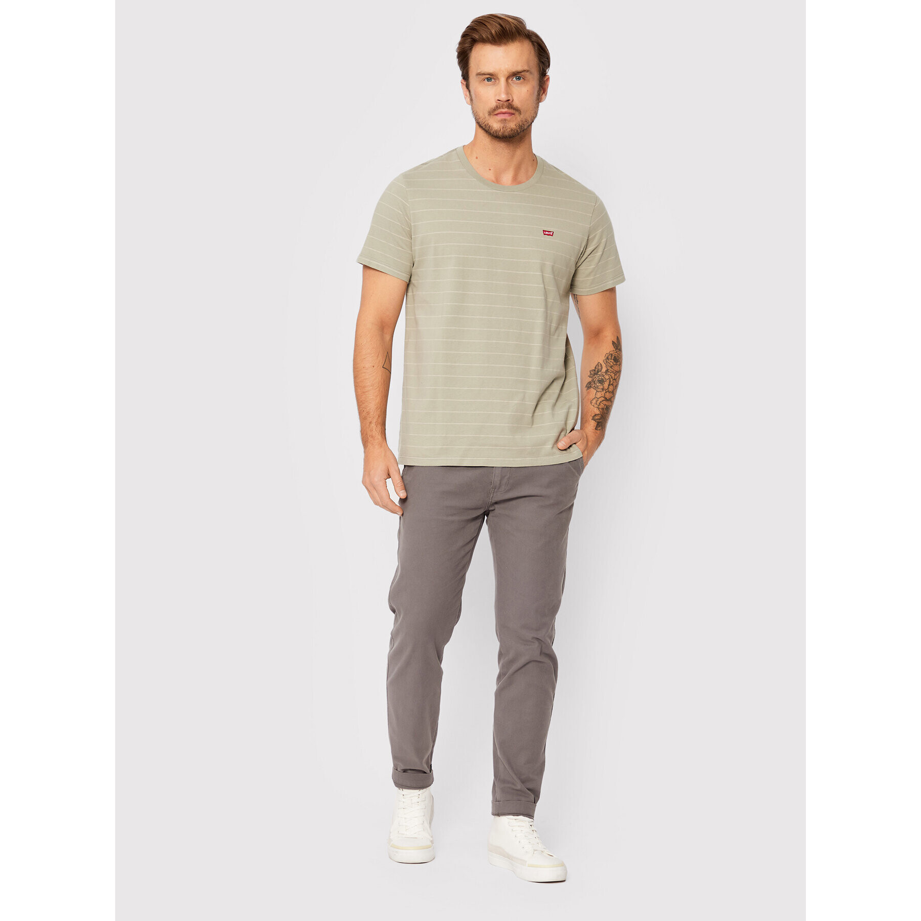 Levi's® Тишърт Original Housemark 56605-0138 Зелен Standard Fit - Pepit.bg