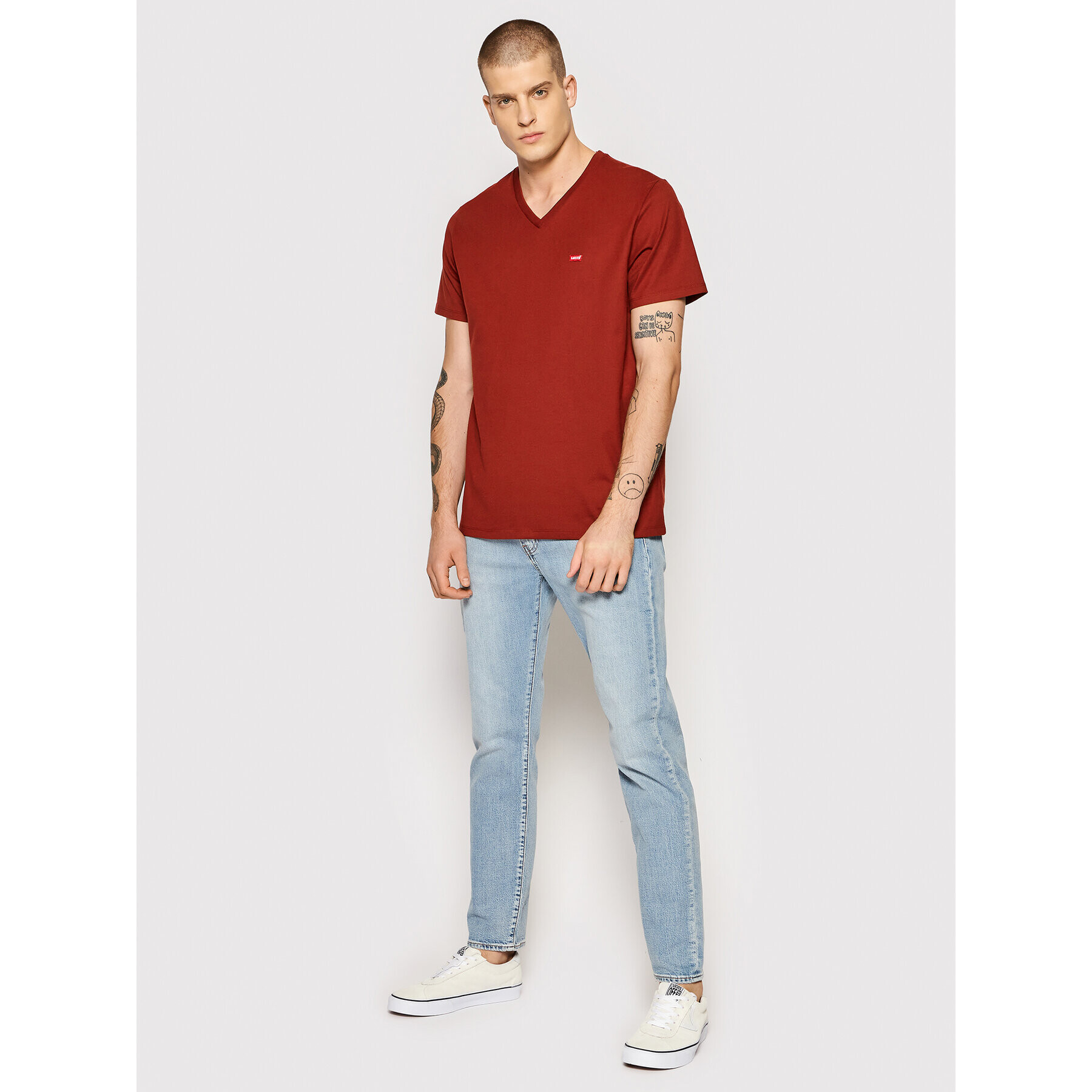 Levi's® Тишърт Original Housemark 85641-0019 Червен Standard Fit - Pepit.bg