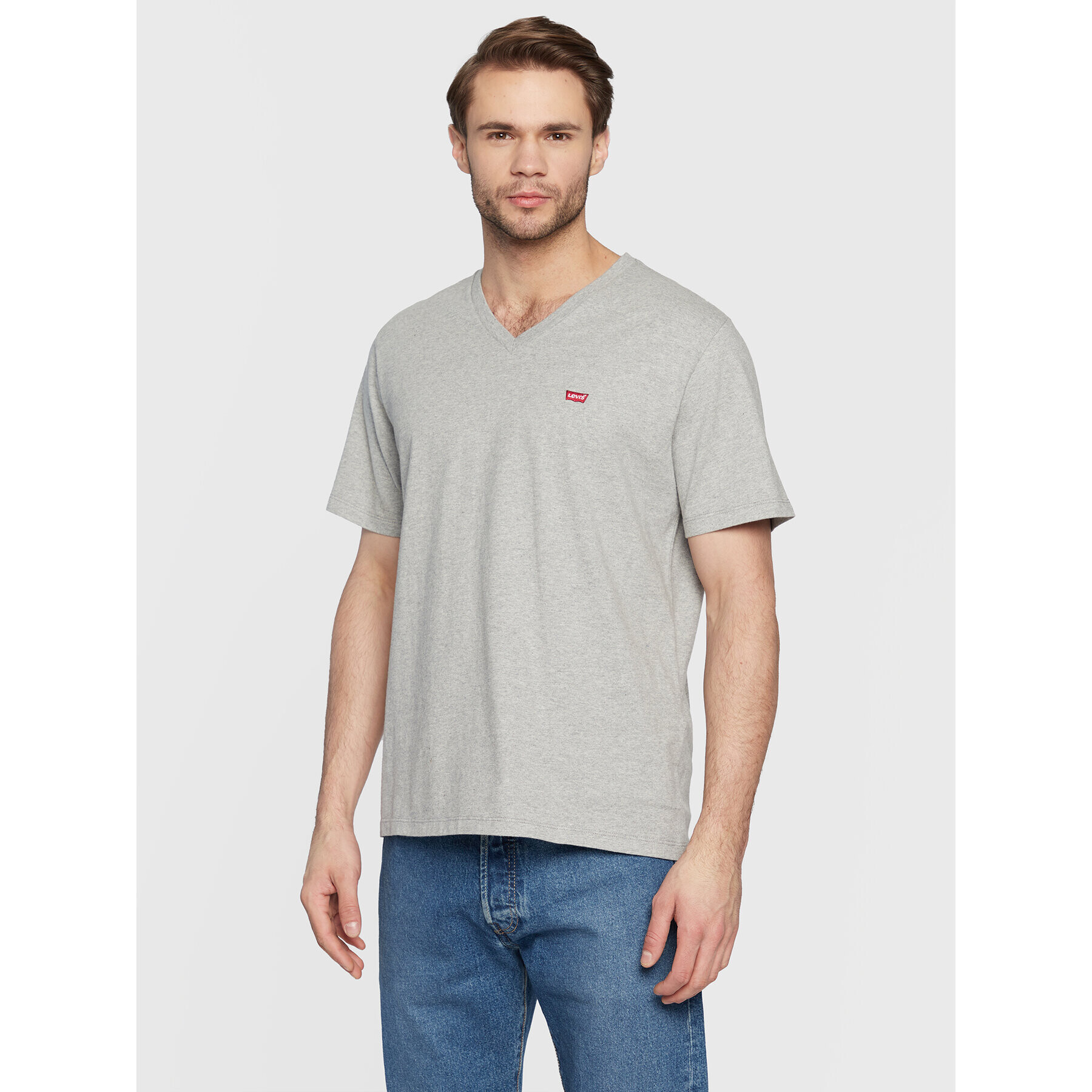 Levi's® Тишърт Original Housemark 85641-0023 Сив Regular Fit - Pepit.bg