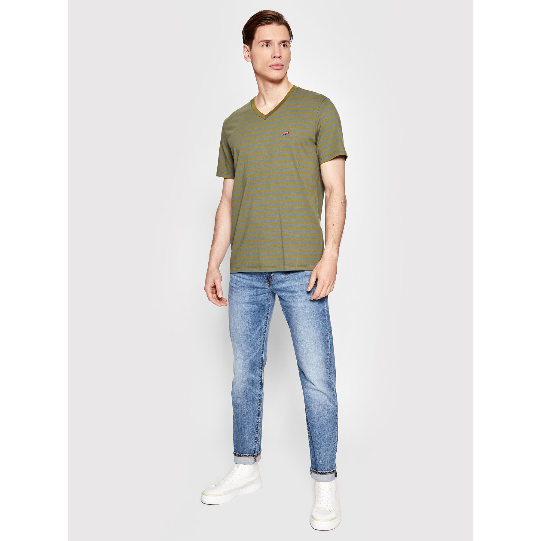 Levi's® Тишърт Original Housemarked 85641-0022 Зелен Standard Fit - Pepit.bg