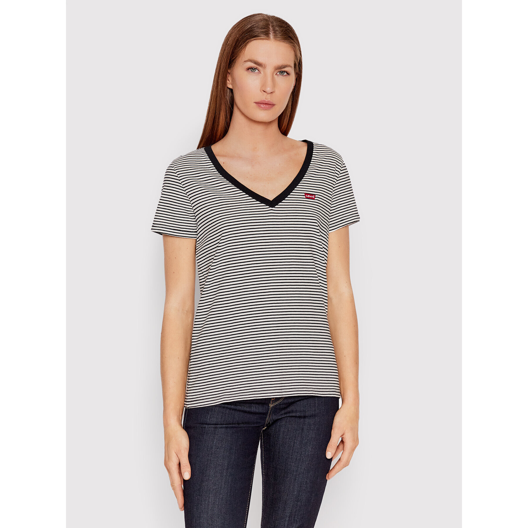 Levi's® Тишърт Perfect V-Neck Tee 85341-0004 Цветен Regular Fit - Pepit.bg