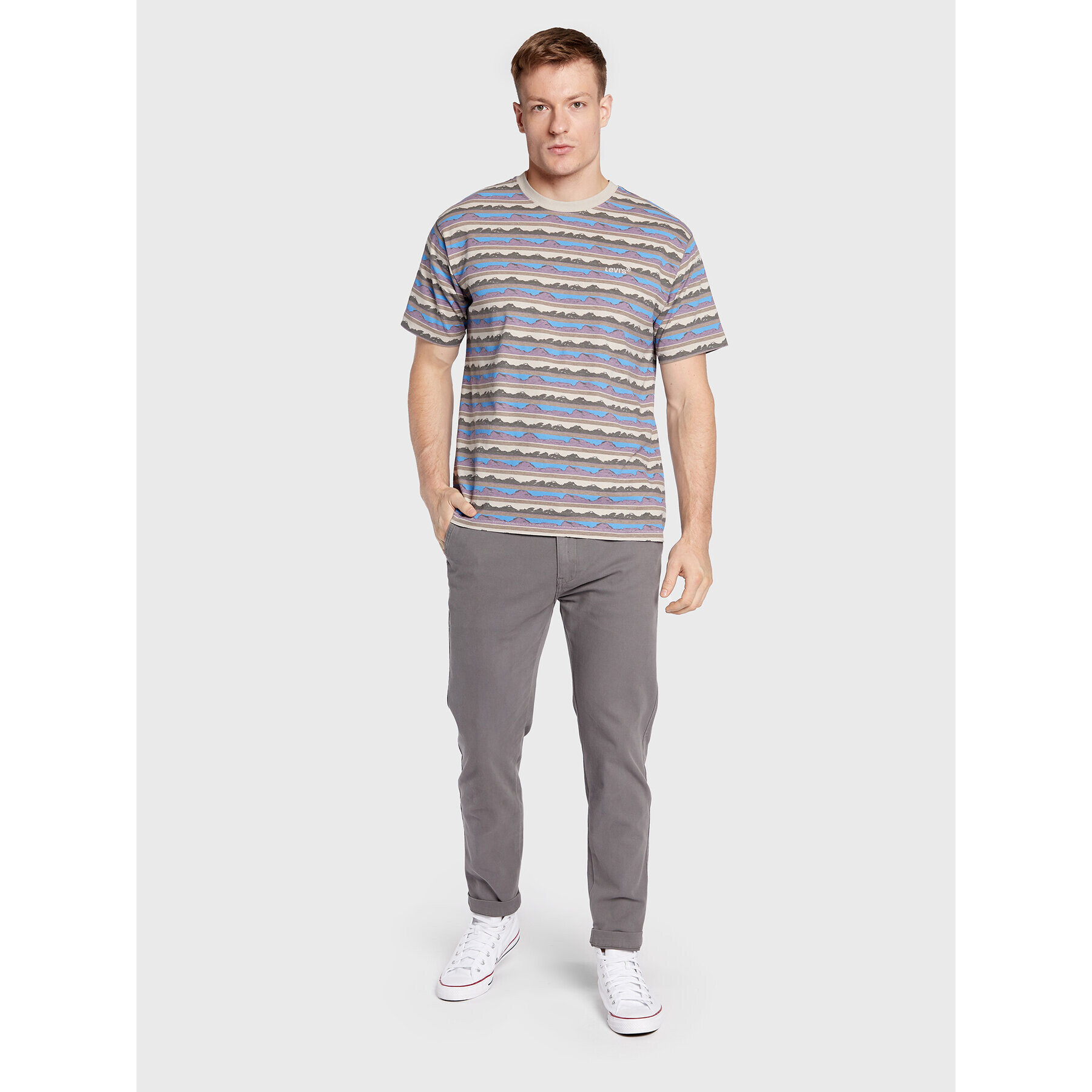 Levi's® Тишърт Red Tab™ Vintage A0637-0038 Цветен Relaxed Fit - Pepit.bg