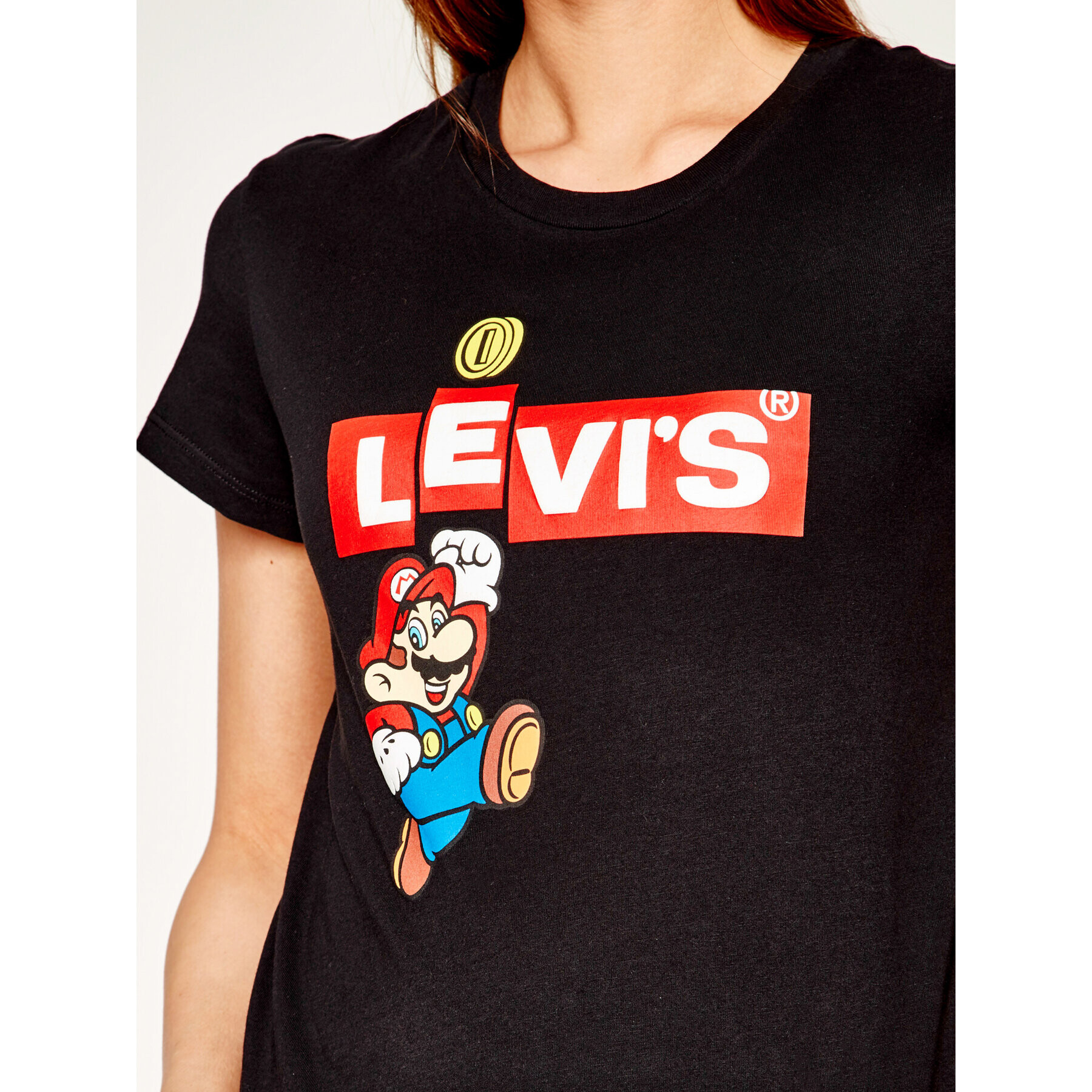 Levi's® Тишърт SUPER MARIO 17369-0908 Черен Regular Fit - Pepit.bg