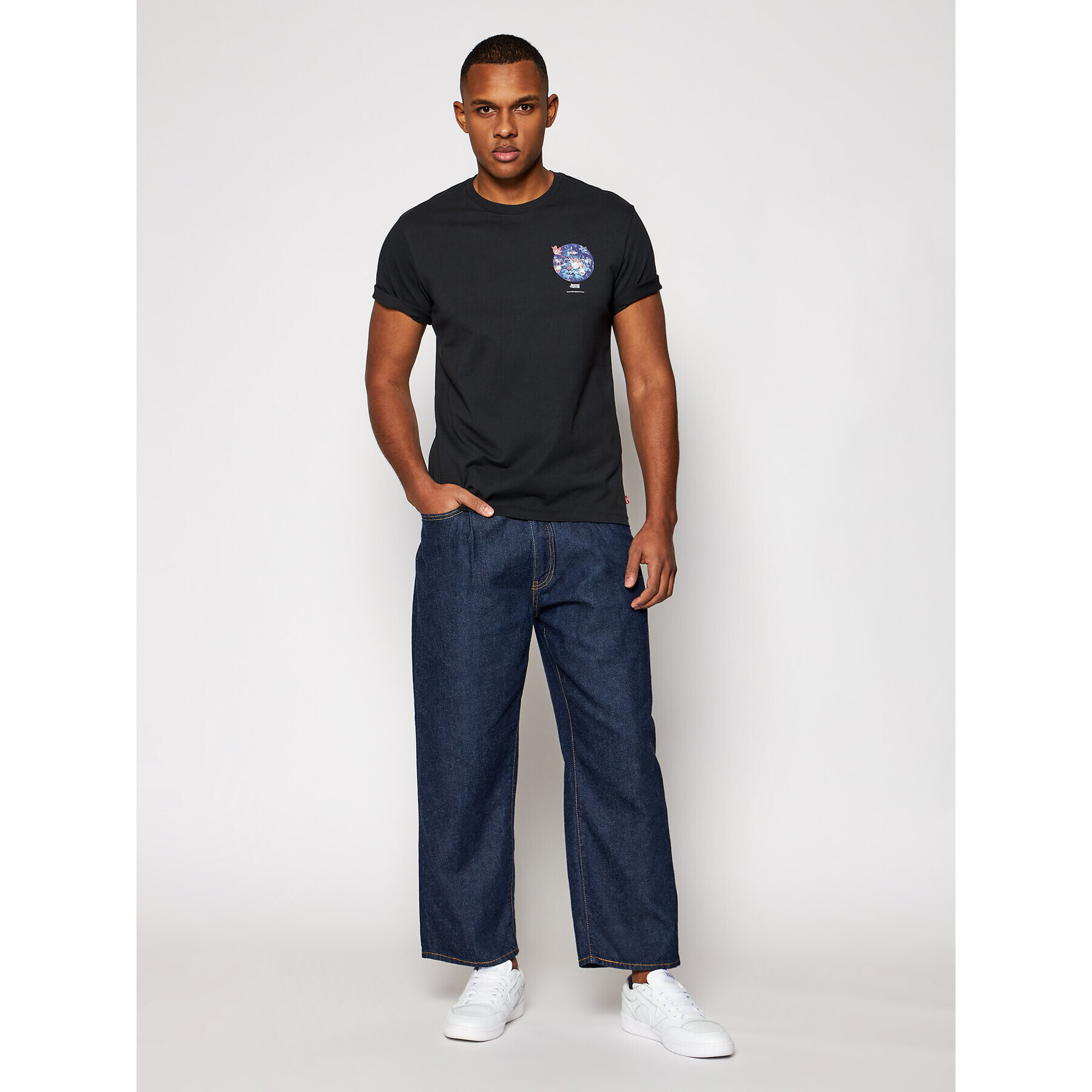 Levi's® Тишърт The Graphic 22491-0826 Черен Regular Fit - Pepit.bg