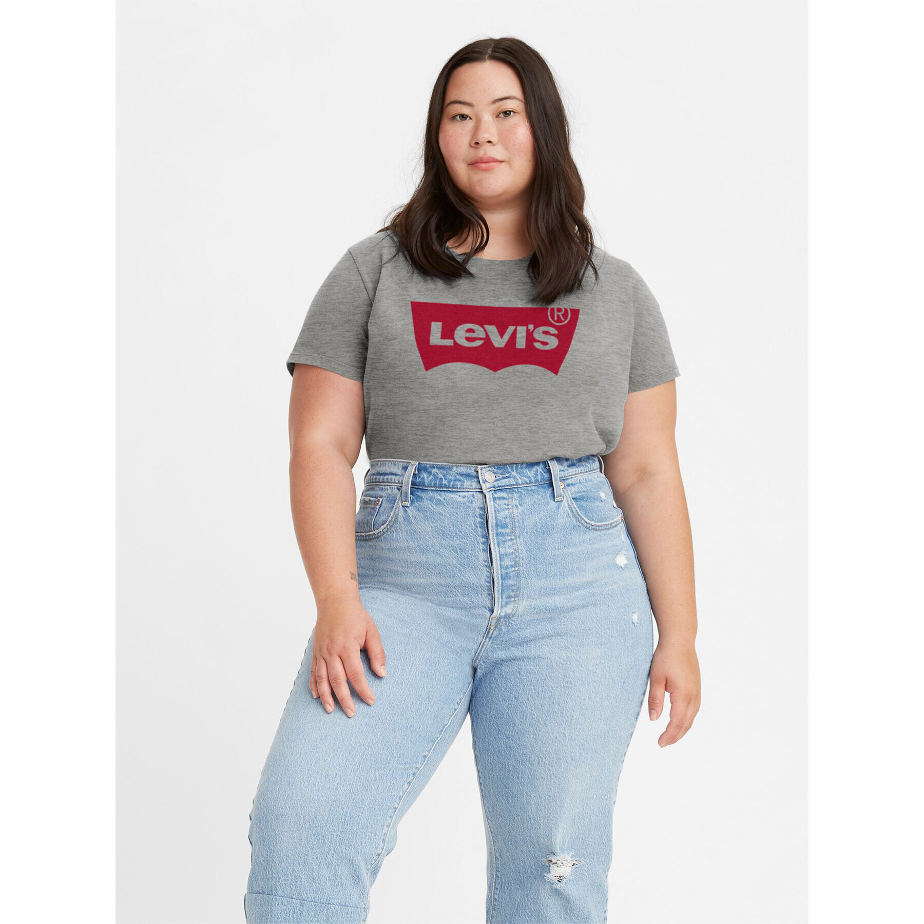 Levi's® Тишърт The Perfect 357900233 Сив Regular Fit - Pepit.bg