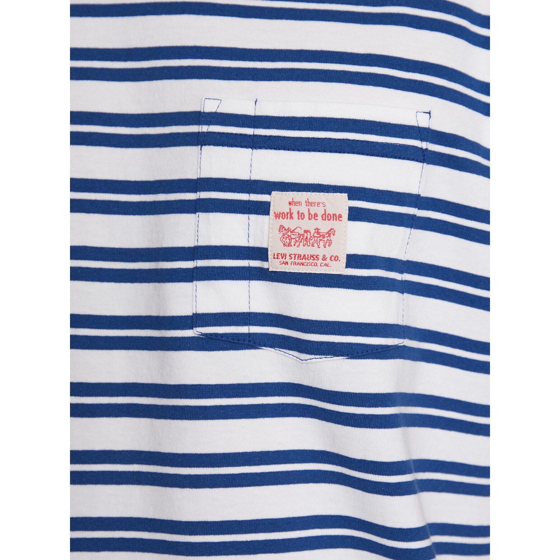 Levi's® Тишърт Workwear A5850-0002 Син Loose Fit - Pepit.bg