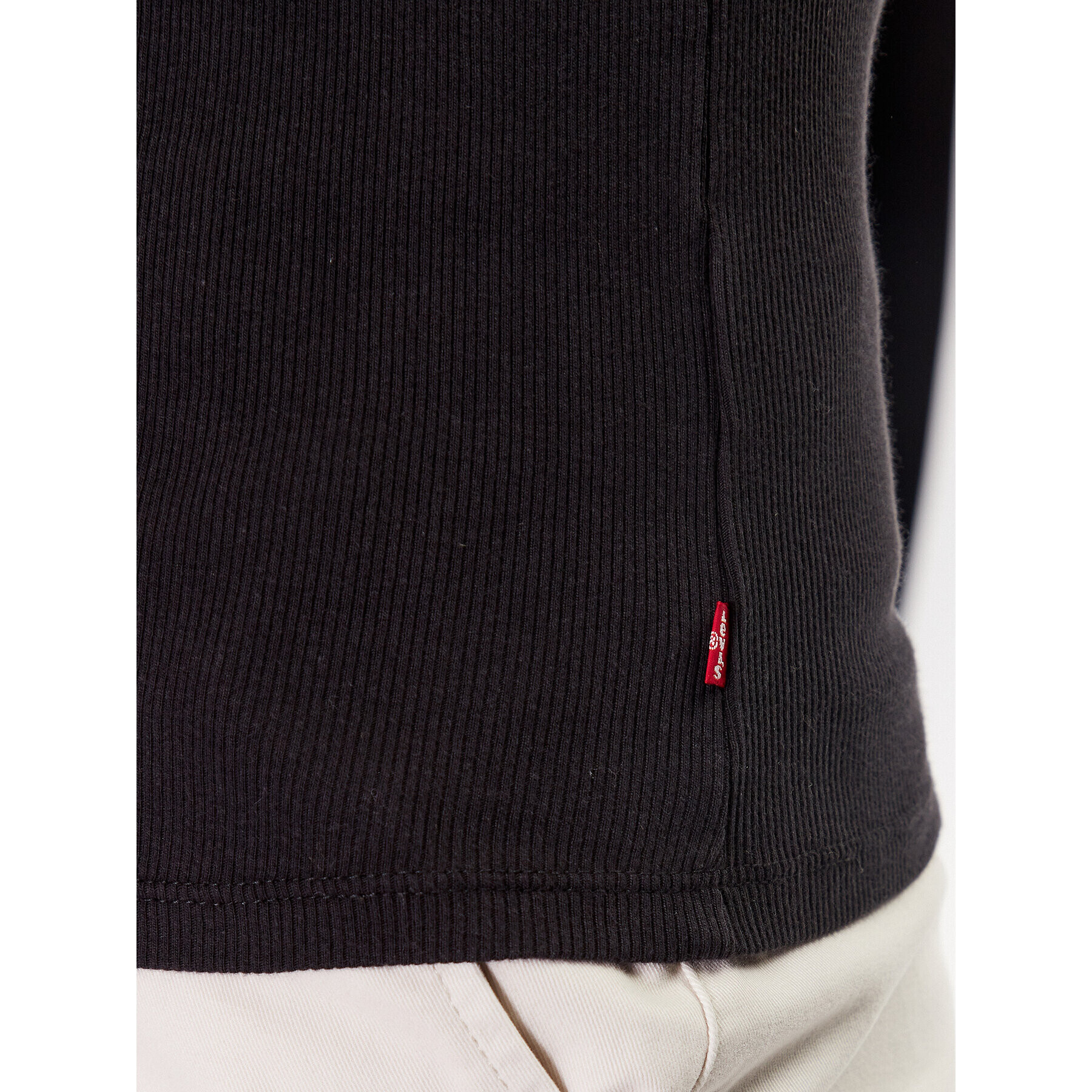 Levi's® топ Essential A5906-0000 Черен Regular Fit - Pepit.bg