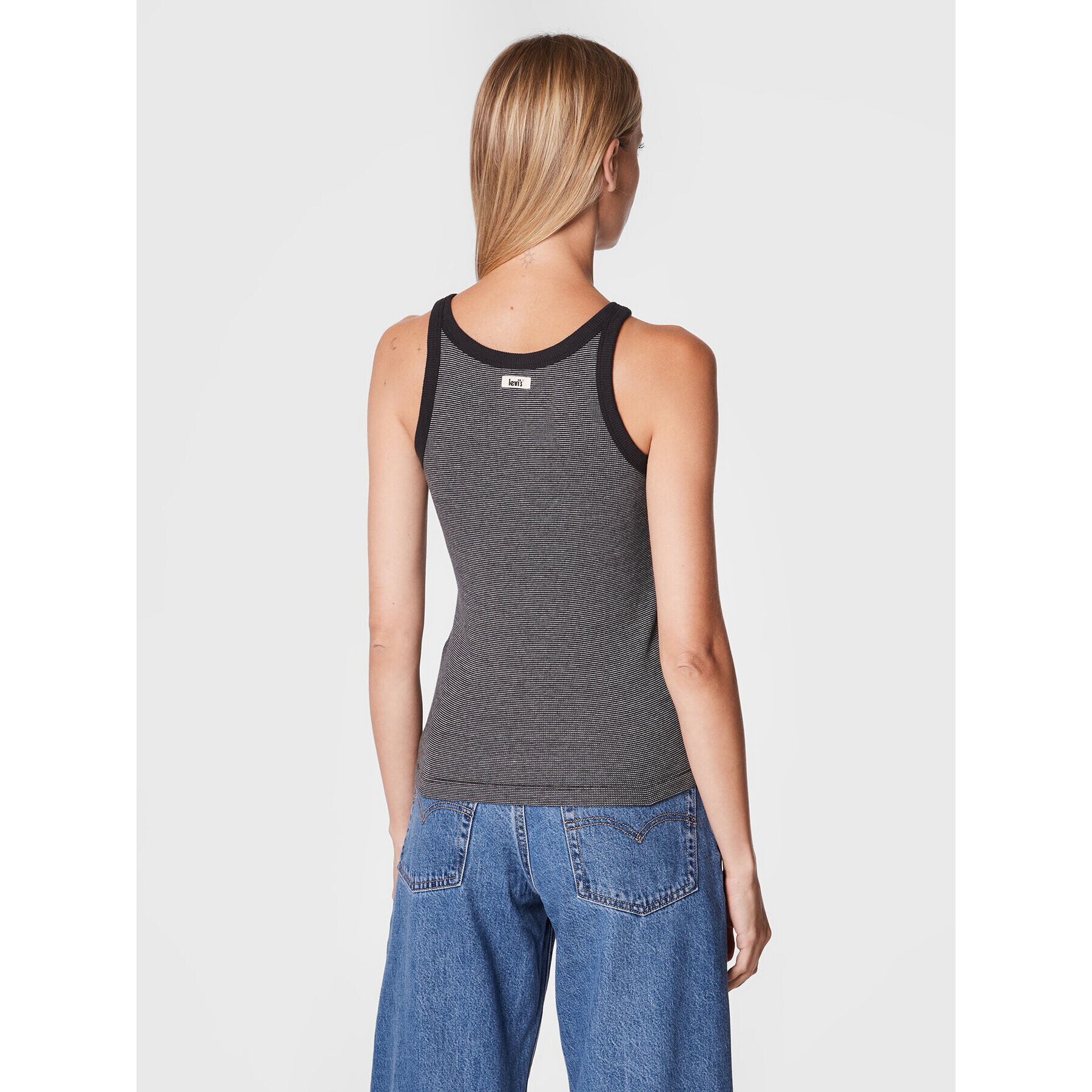 Levi's® топ Racer A3381-0004 Черен Slim Fit - Pepit.bg