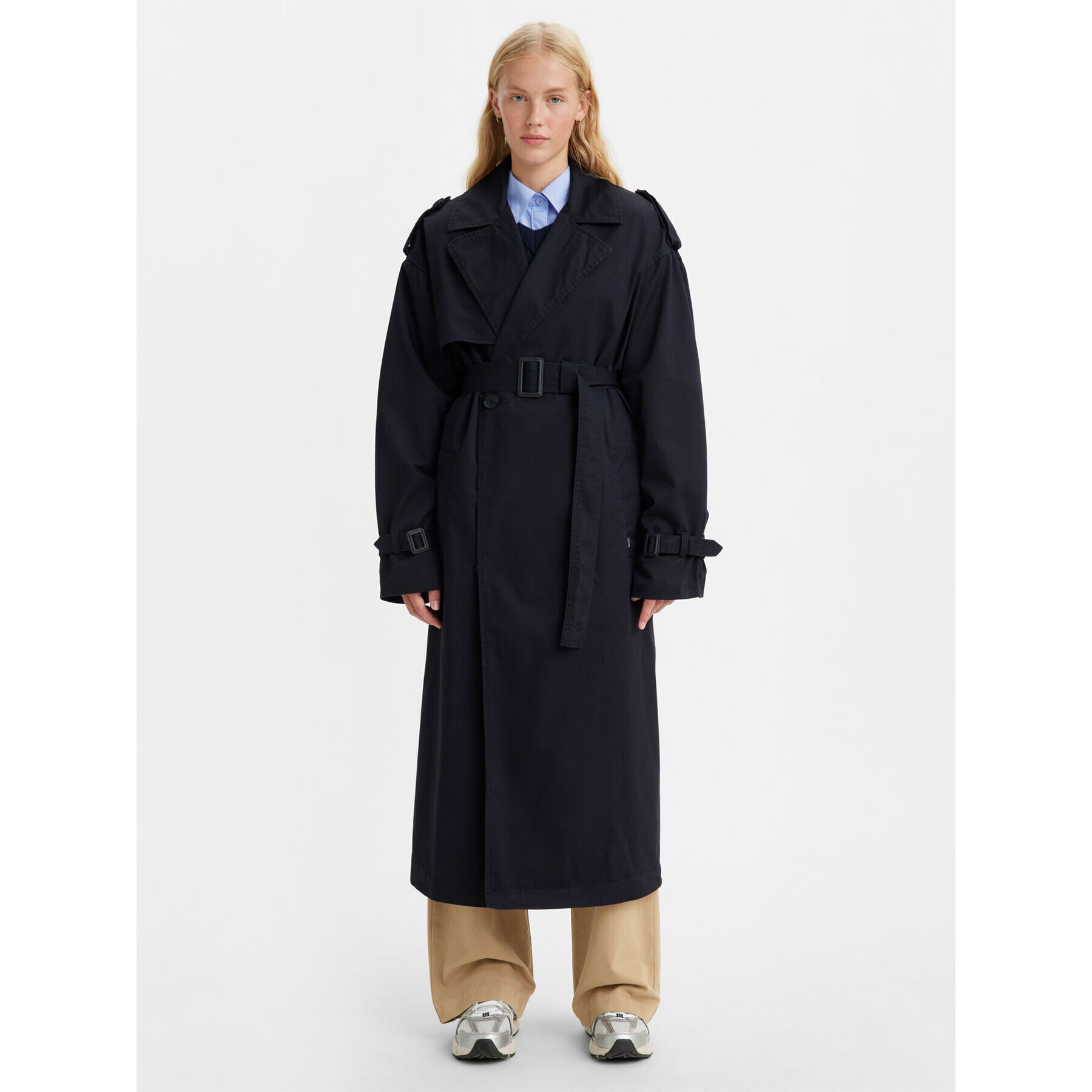 Levi's® Тренч Slacker A44450000 Тъмносин Oversize - Pepit.bg