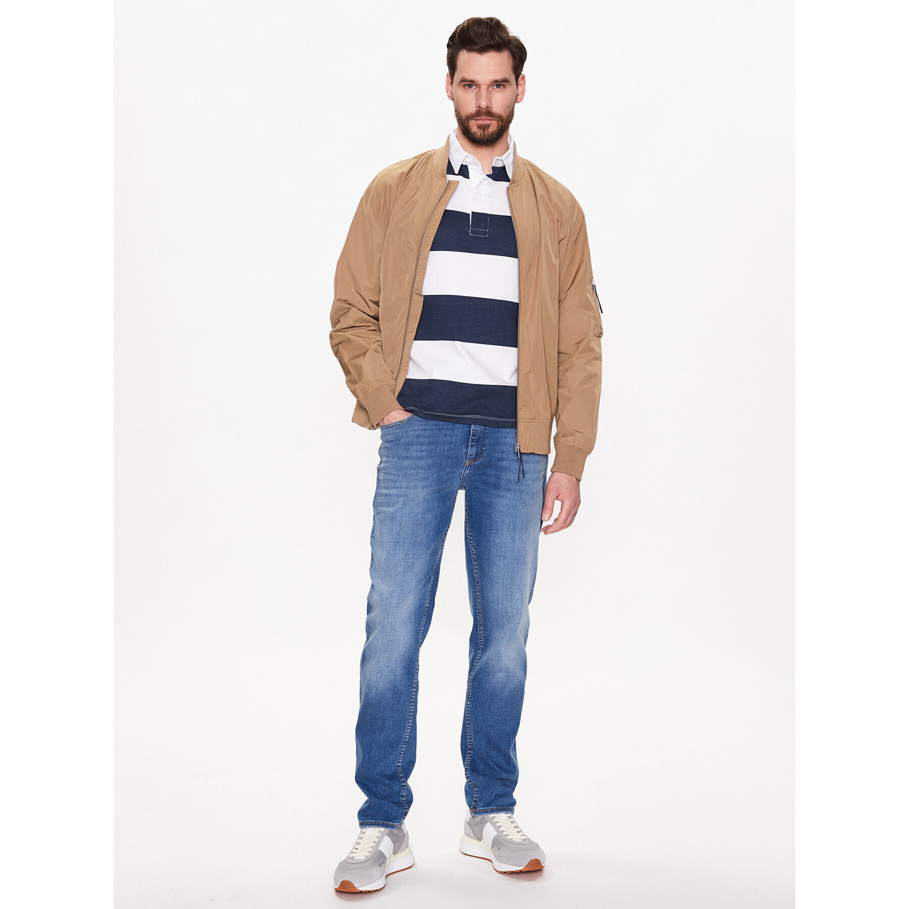 Lindbergh Дънки 30-020000SFB Син Tapered Fit - Pepit.bg