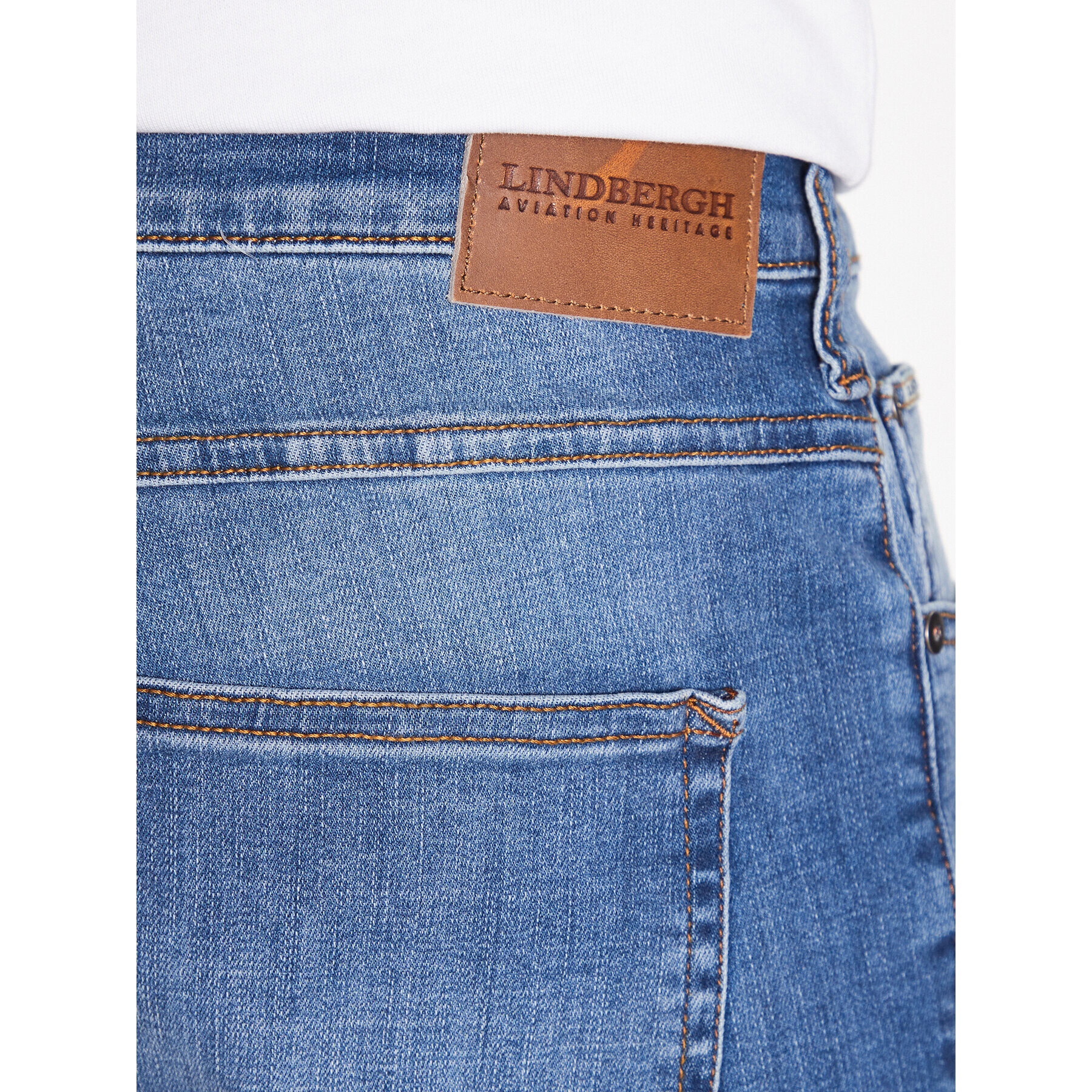 Lindbergh Дънки 30-020000SFB Син Tapered Fit - Pepit.bg