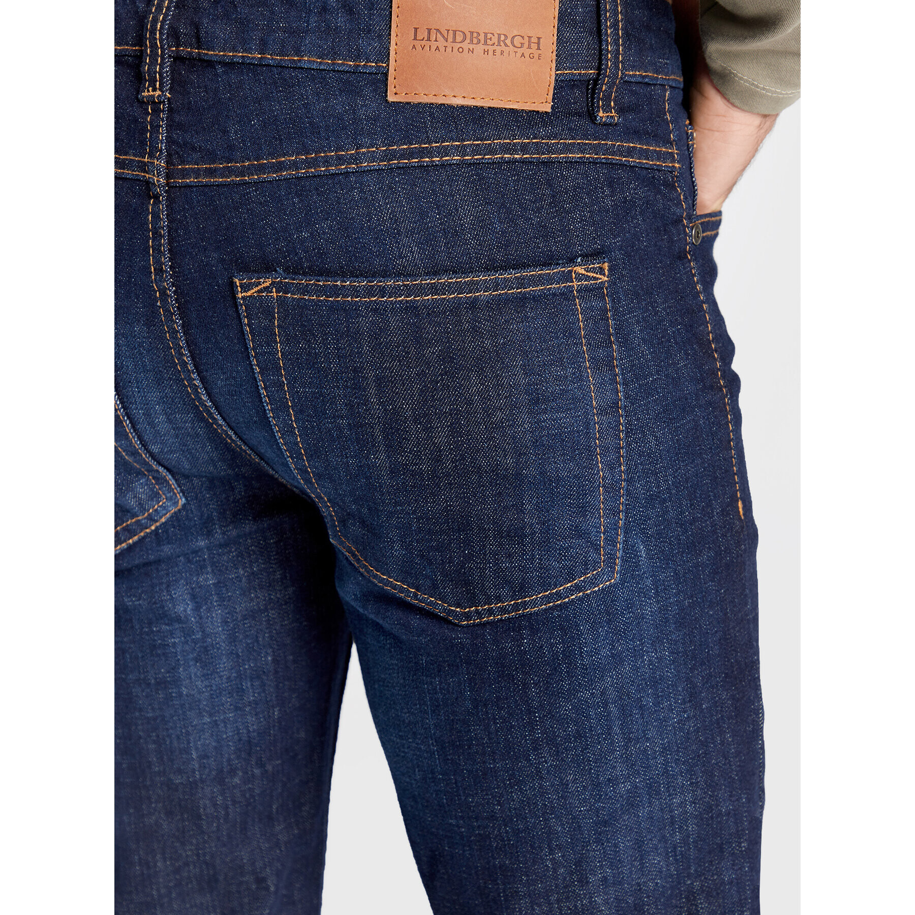 Lindbergh Дънки 30-050002MAB Тъмносин Slim Fit - Pepit.bg