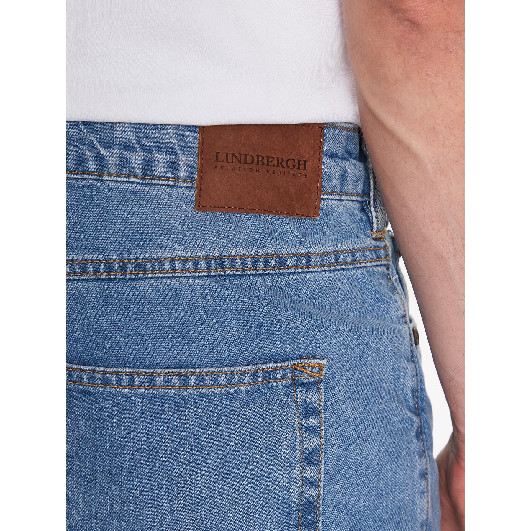 Lindbergh Дънки 30-050003 Син Loose Fit - Pepit.bg