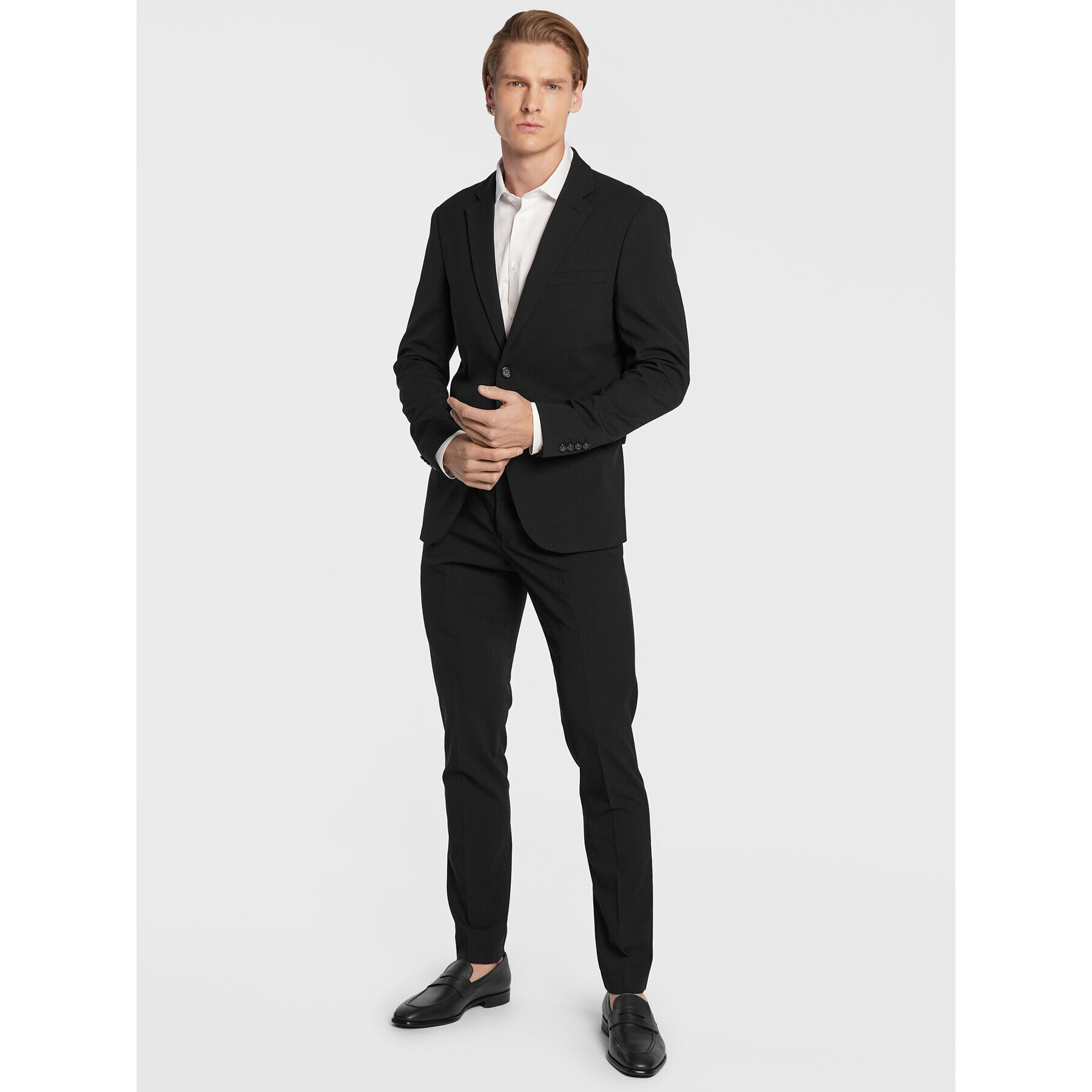 Lindbergh Костюм 30-61040 Черен Slim Fit - Pepit.bg