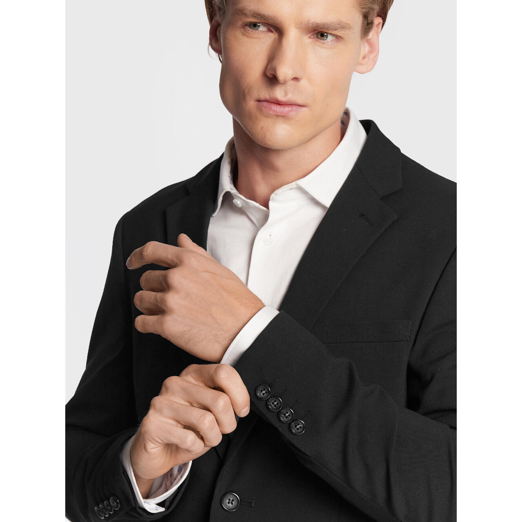 Lindbergh Костюм 30-61040 Черен Slim Fit - Pepit.bg