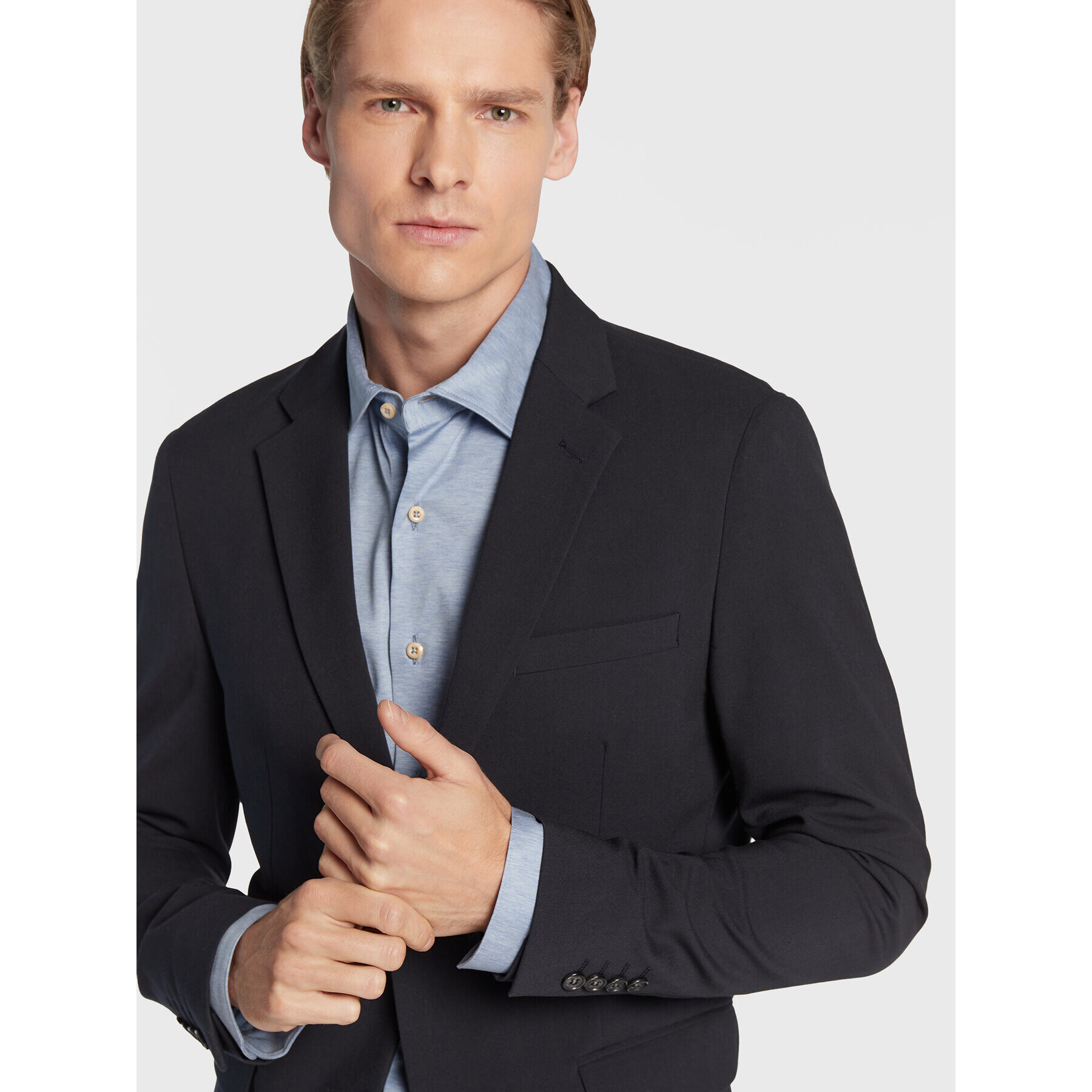 Lindbergh Костюм 30-61040 Тъмносин Slim Fit - Pepit.bg