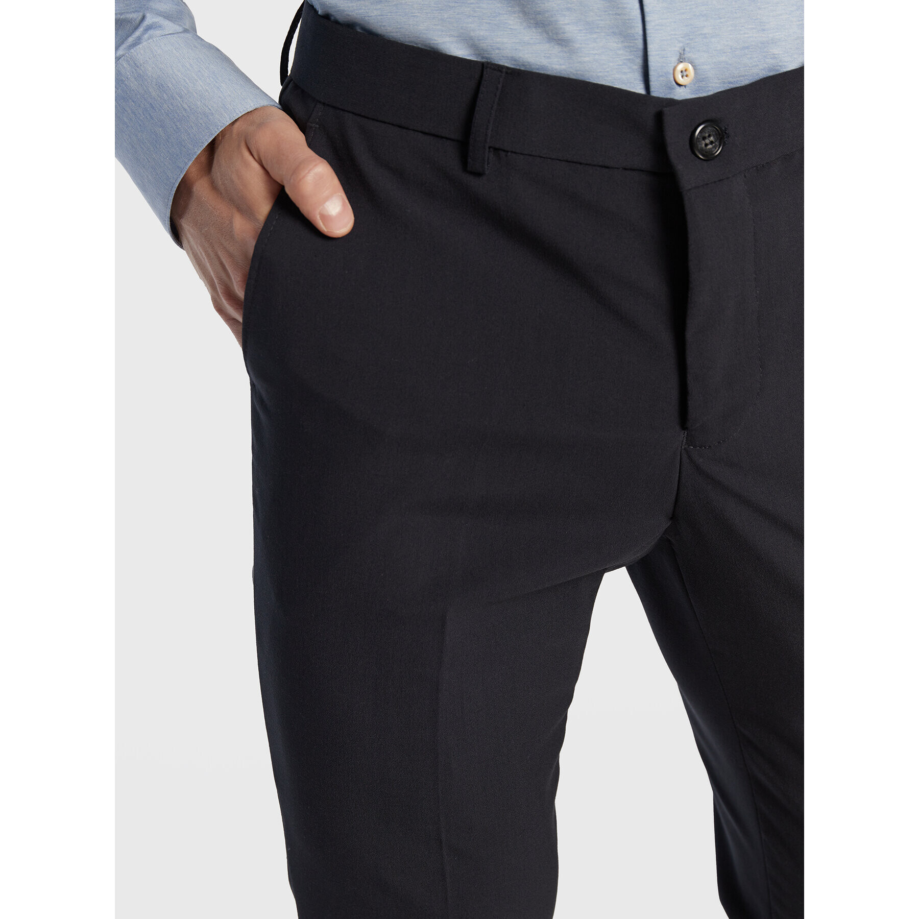 Lindbergh Костюм 30-61040 Тъмносин Slim Fit - Pepit.bg