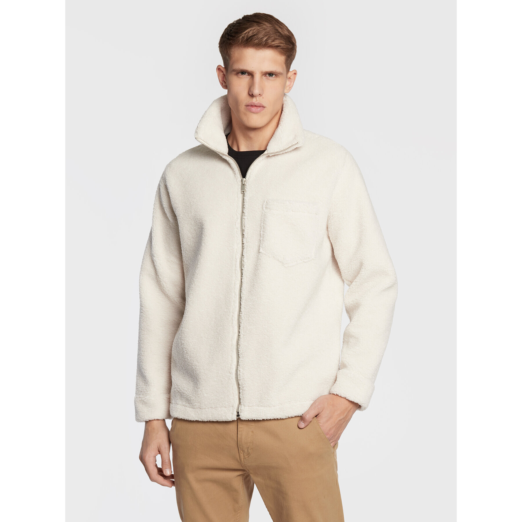 Lindbergh Преходно яке 30-301092 Екрю Regular Fit - Pepit.bg