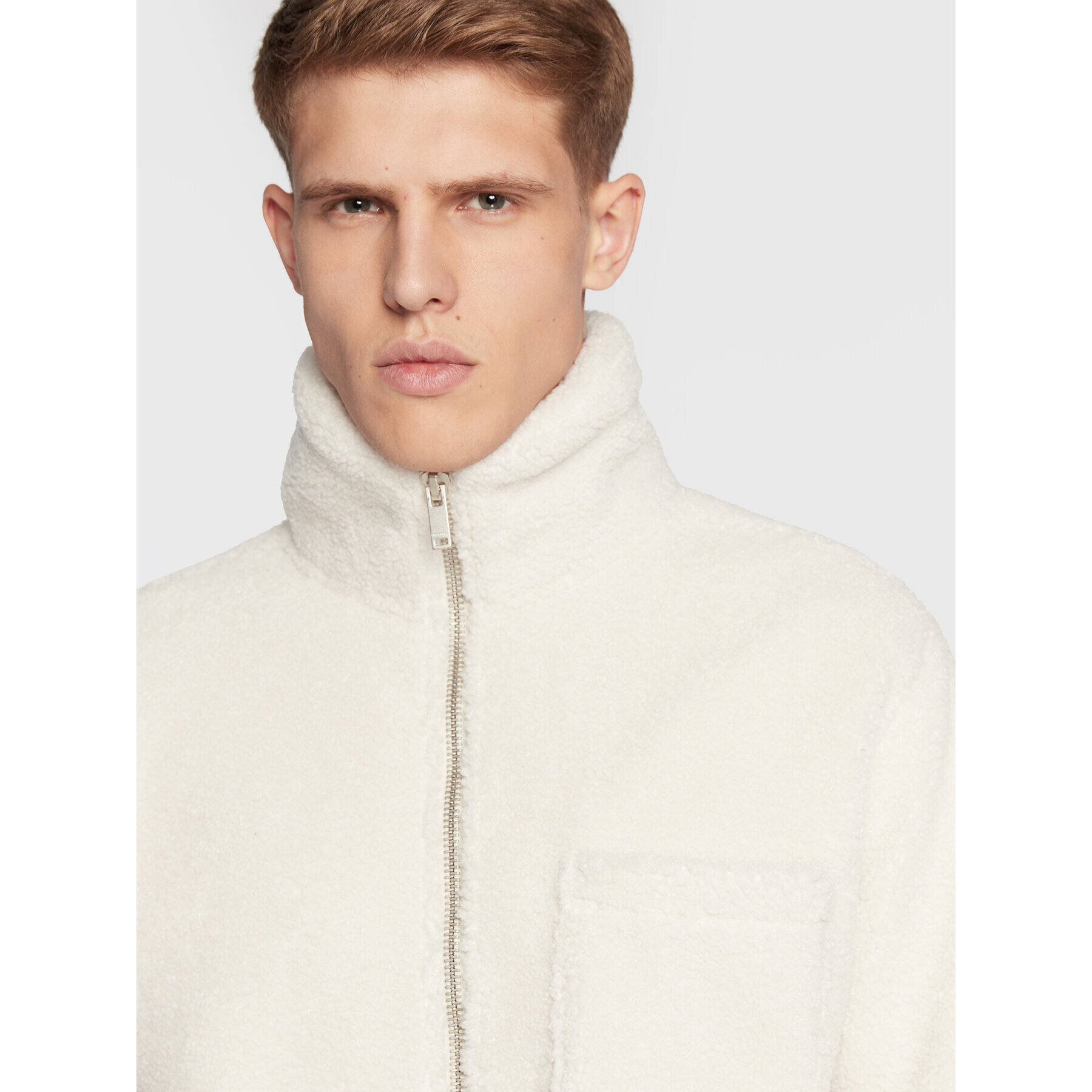 Lindbergh Преходно яке 30-301092 Екрю Regular Fit - Pepit.bg
