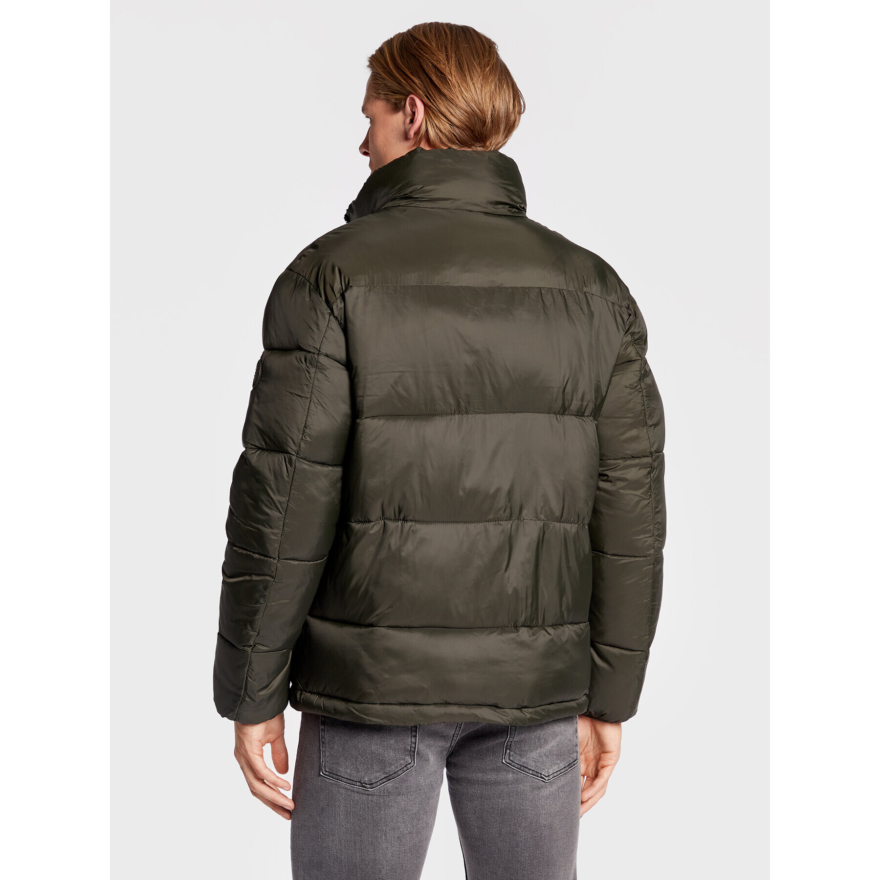 Lindbergh Пухено яке 30-301093 Каки Regular Fit - Pepit.bg