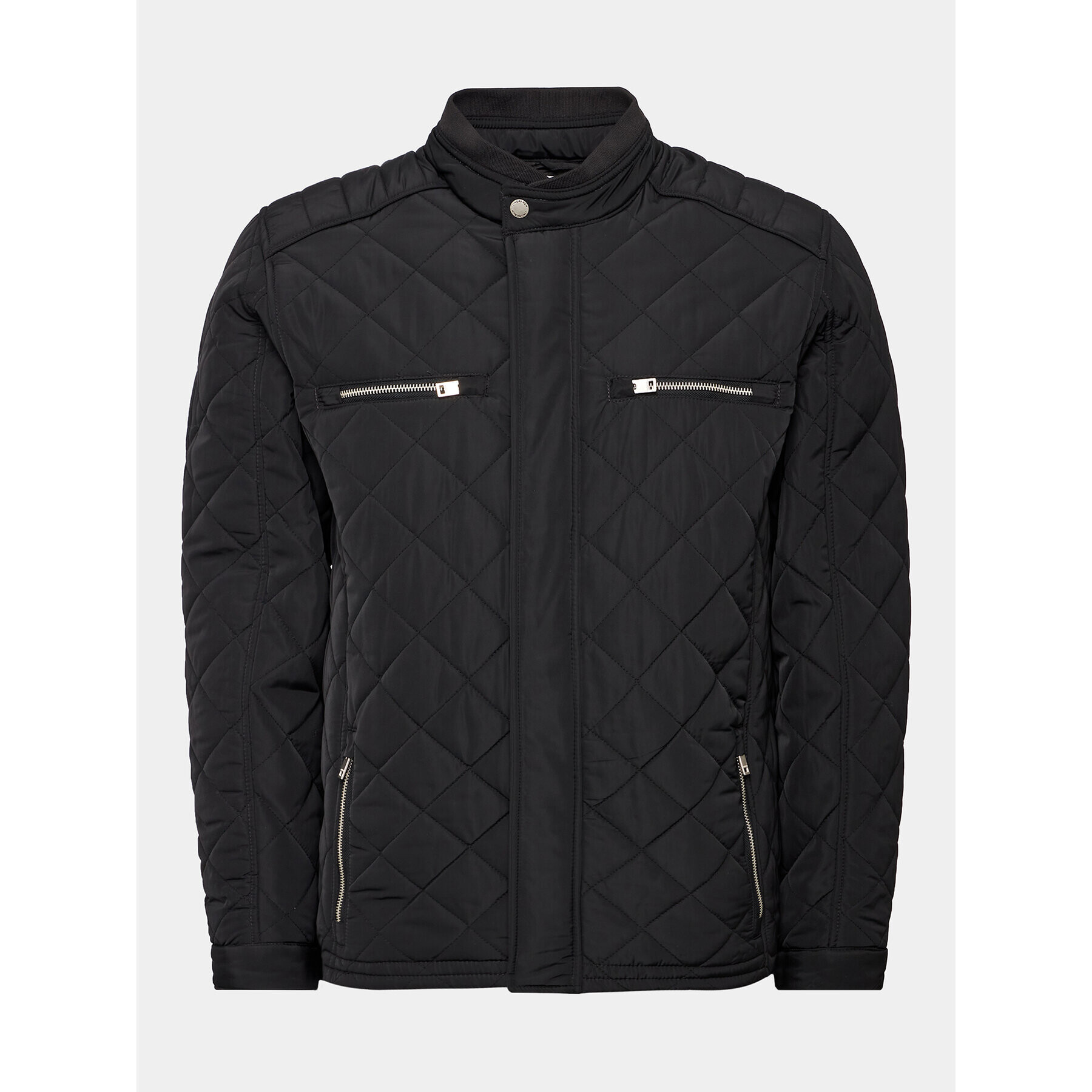 Lindbergh Пухено яке 30-301105 Черен Relaxed Fit - Pepit.bg