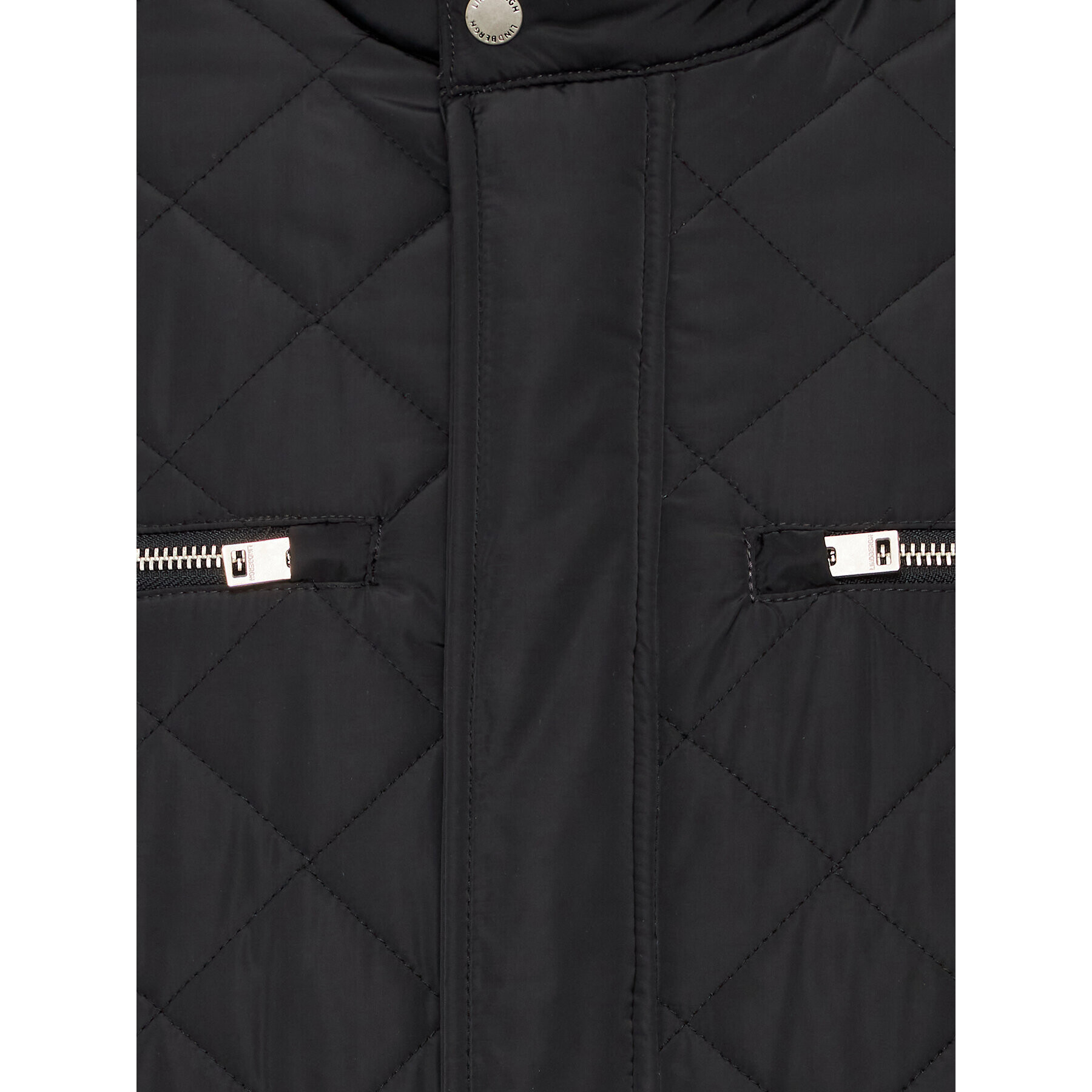 Lindbergh Пухено яке 30-301105 Черен Relaxed Fit - Pepit.bg