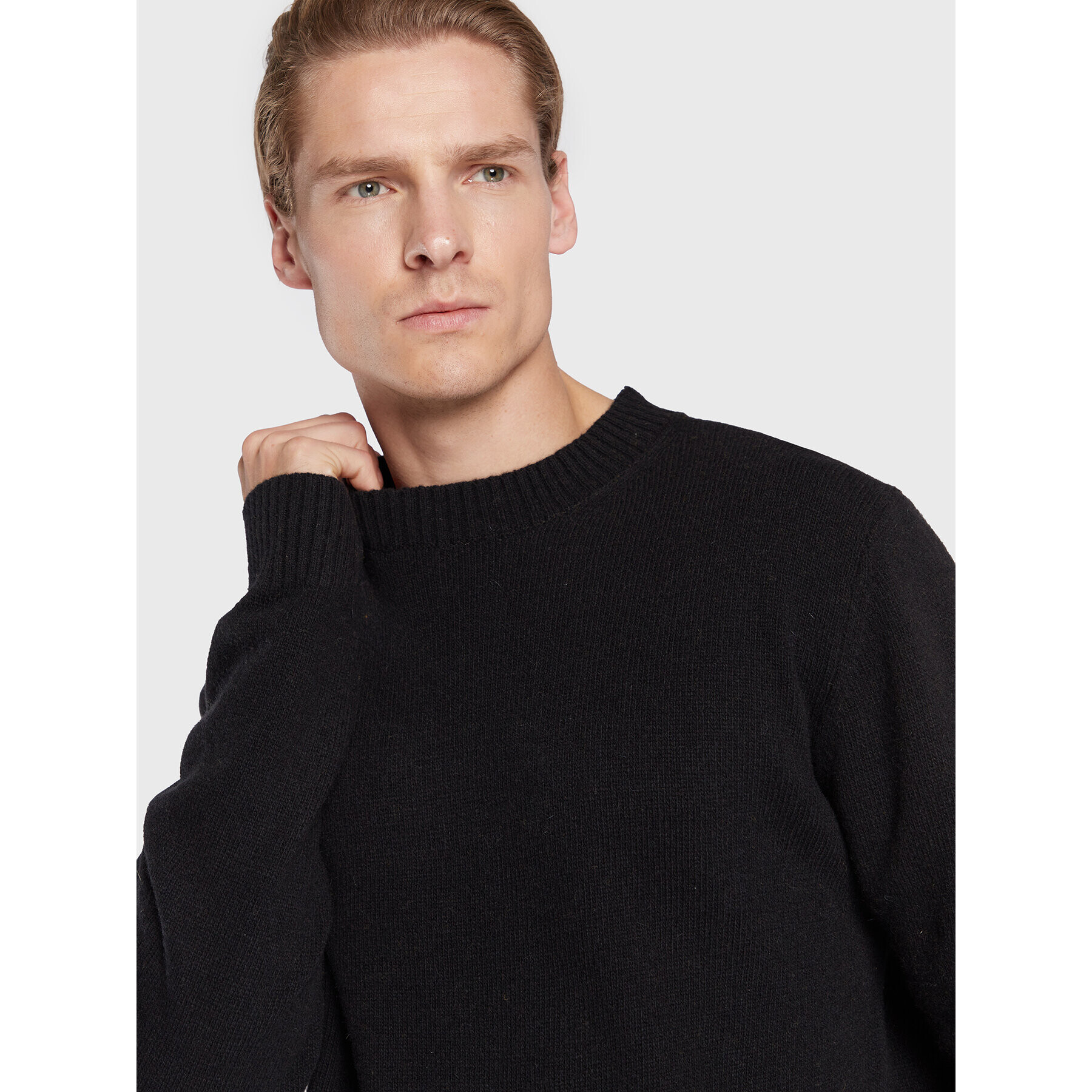 Lindbergh Пуловер 30-800147 Черен Regular Fit - Pepit.bg