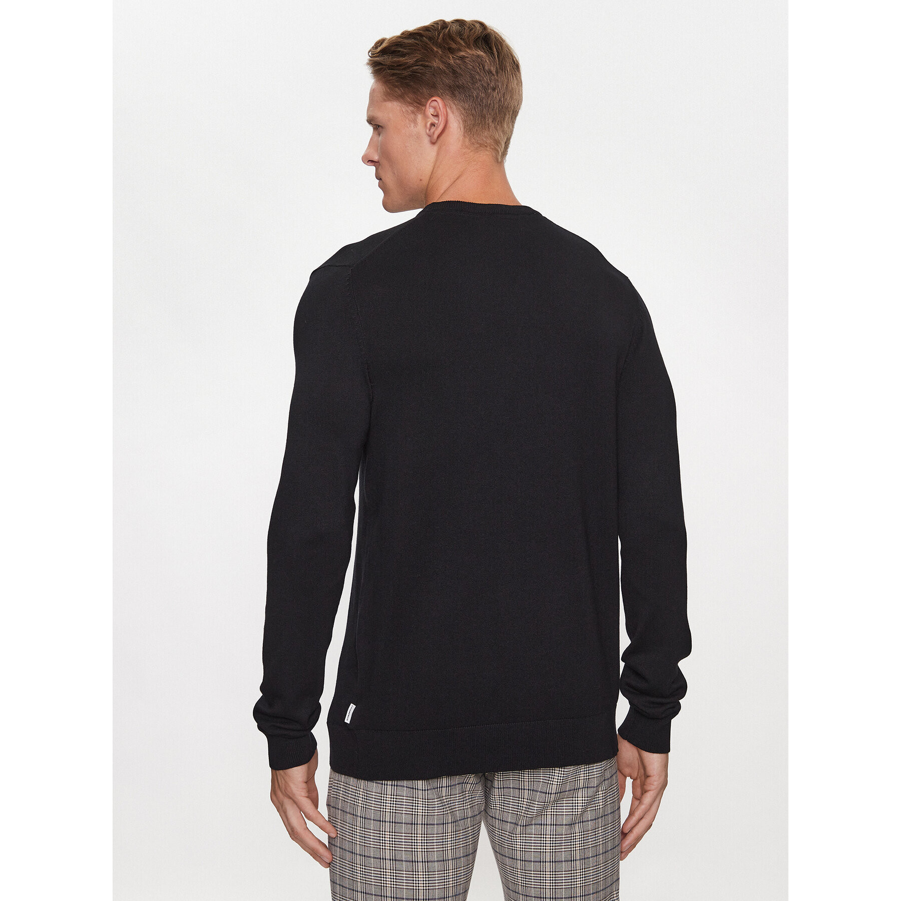 Lindbergh Пуловер 30-80043 Черен Slim Fit - Pepit.bg